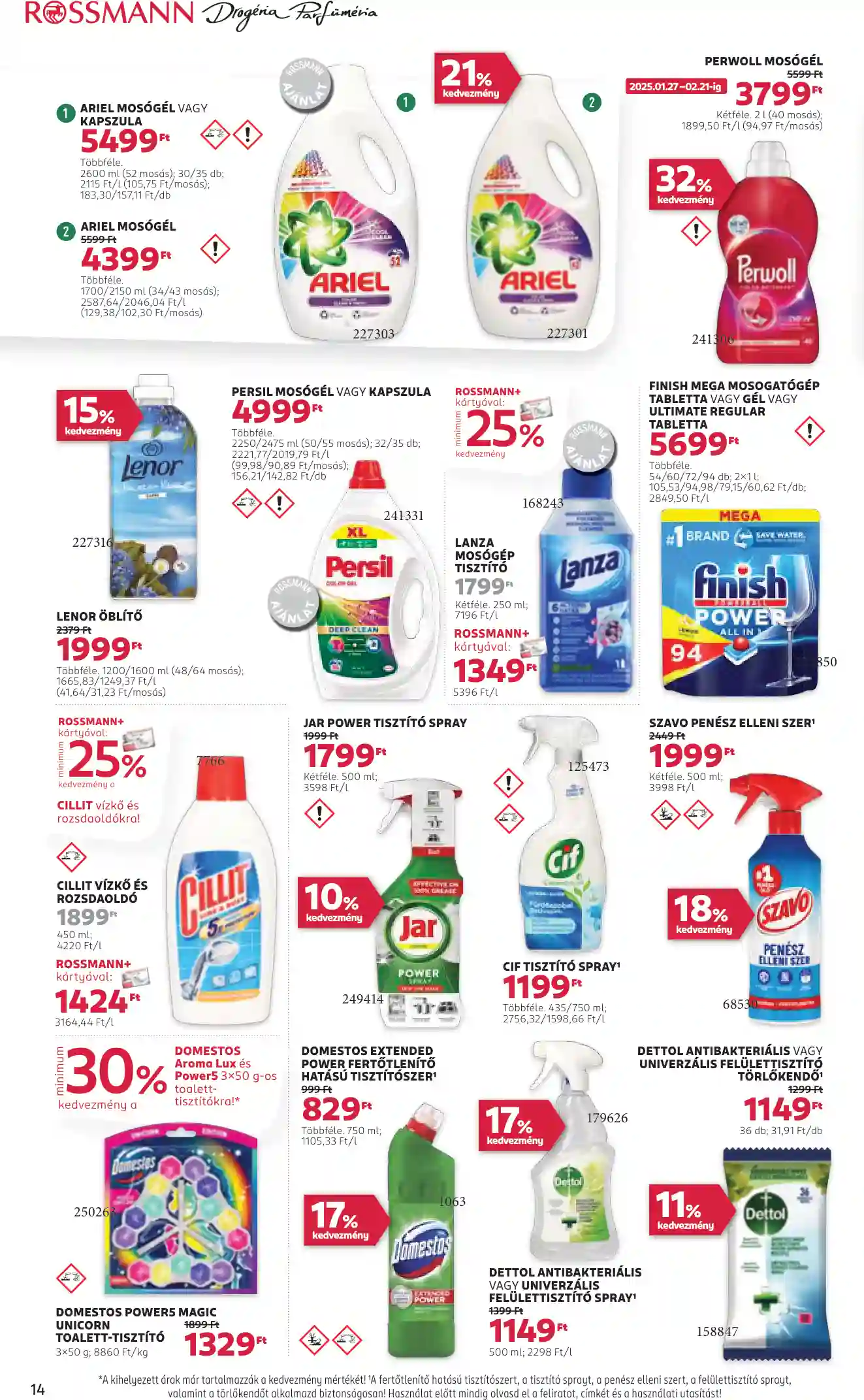 Rossmann akciós újság 5. hét (8 oldal)