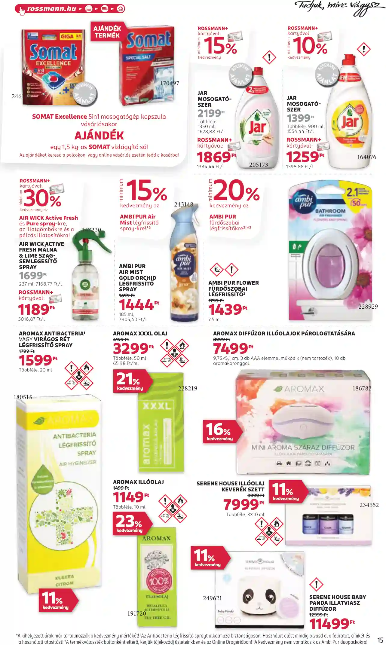 Rossmann akciós újság 5. hét (9 oldal)