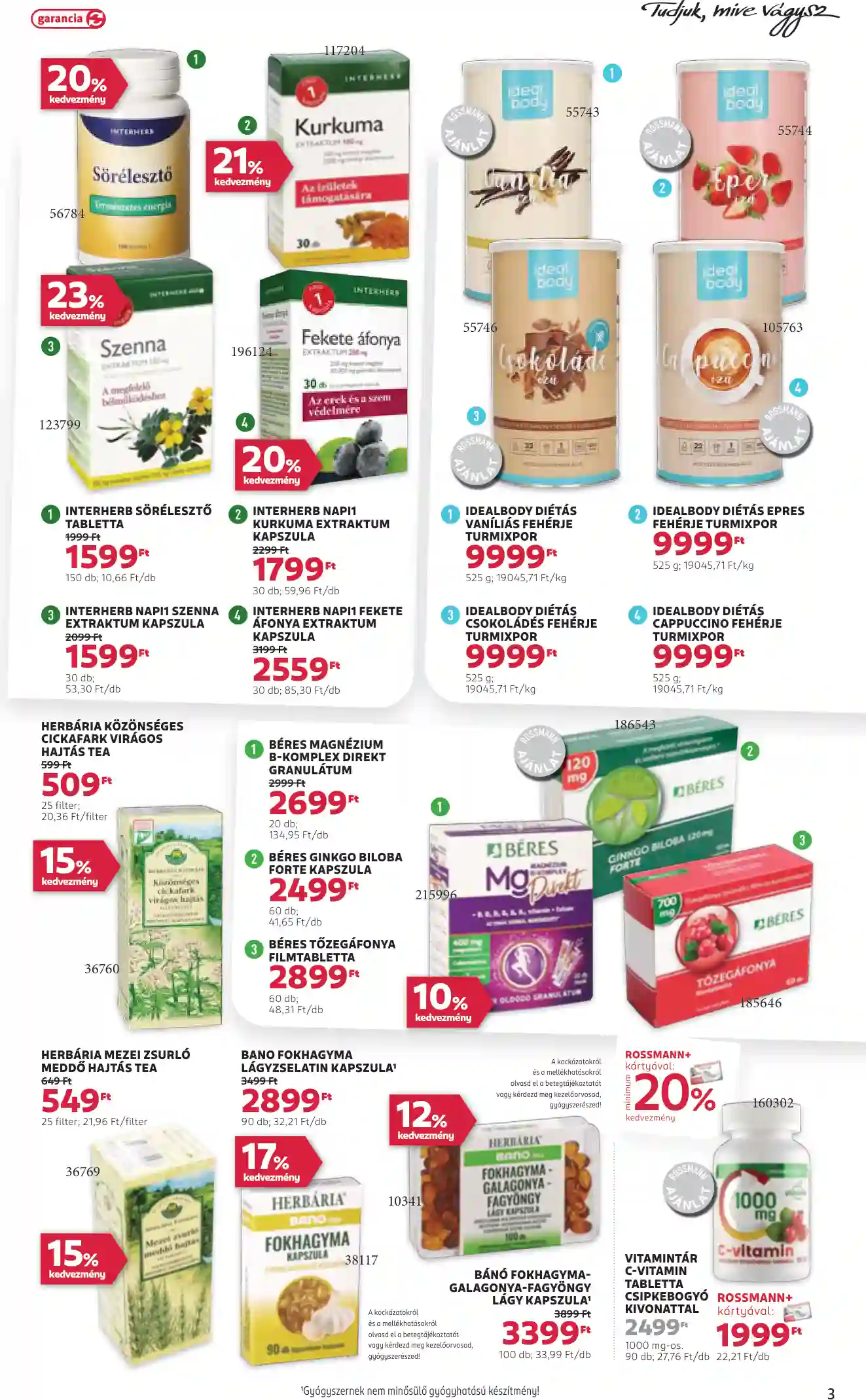 Rossmann akciós újság 5. hét (13 oldal)
