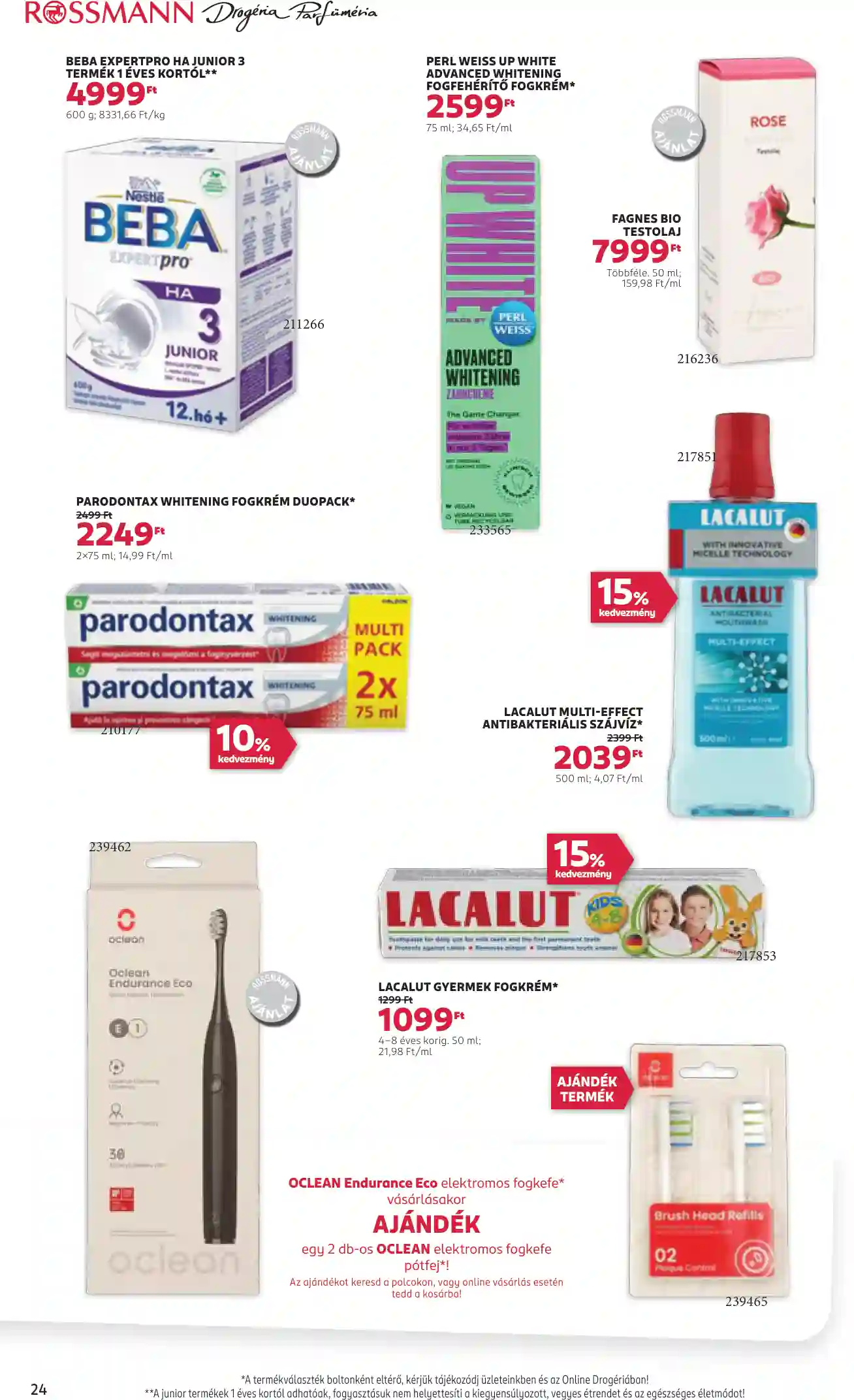Rossmann akciós újság 5. hét (19 oldal)