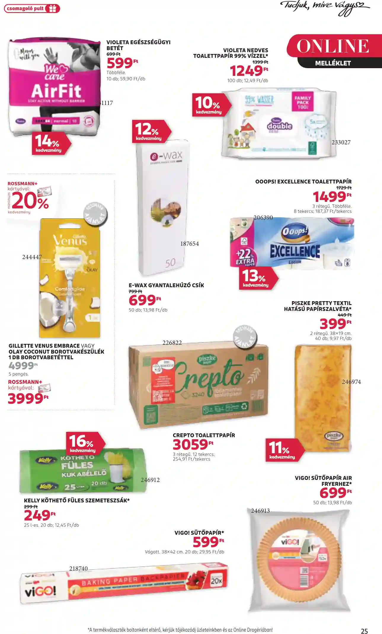 Rossmann akciós újság 5. hét (20 oldal)