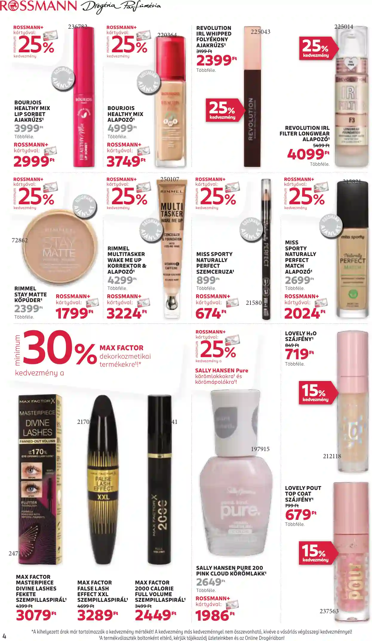 Rossmann akciós újság 5. hét (24 oldal)