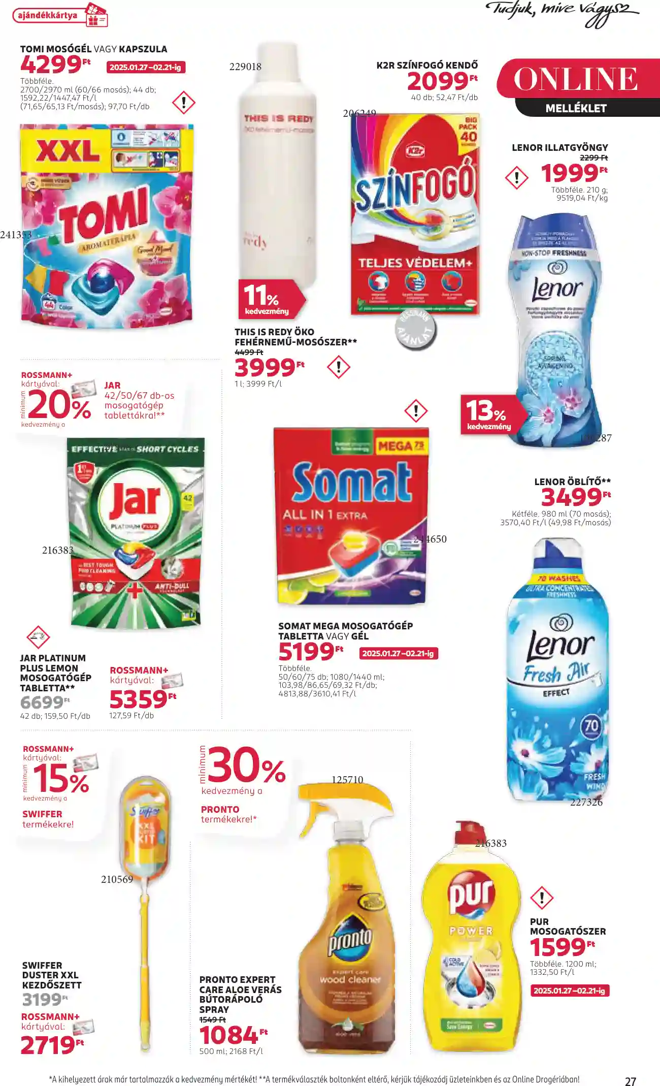 Rossmann akciós újság 5. hét (25 oldal)
