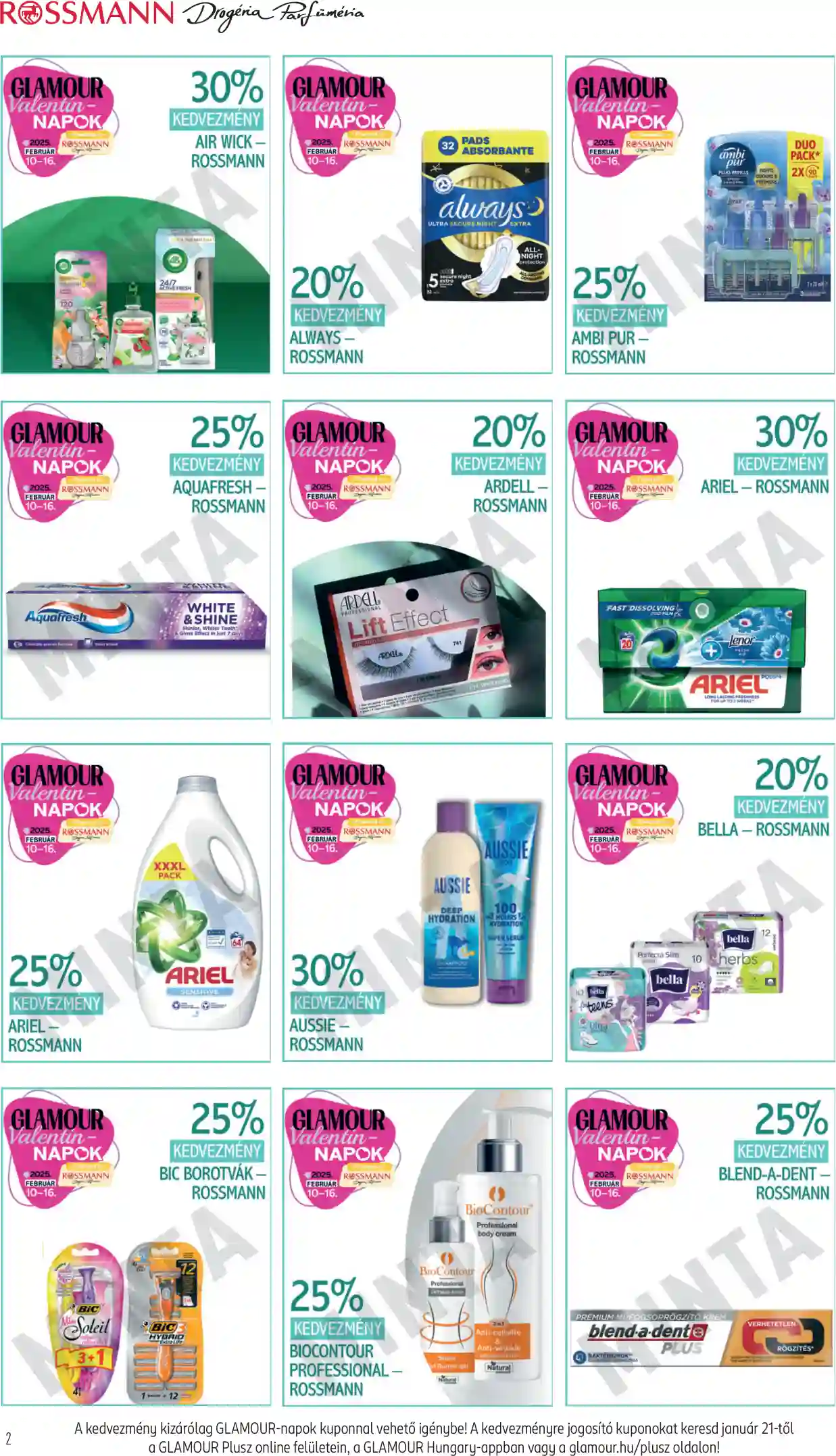 Rossmann akciós újság 6. hét (2 oldal)
