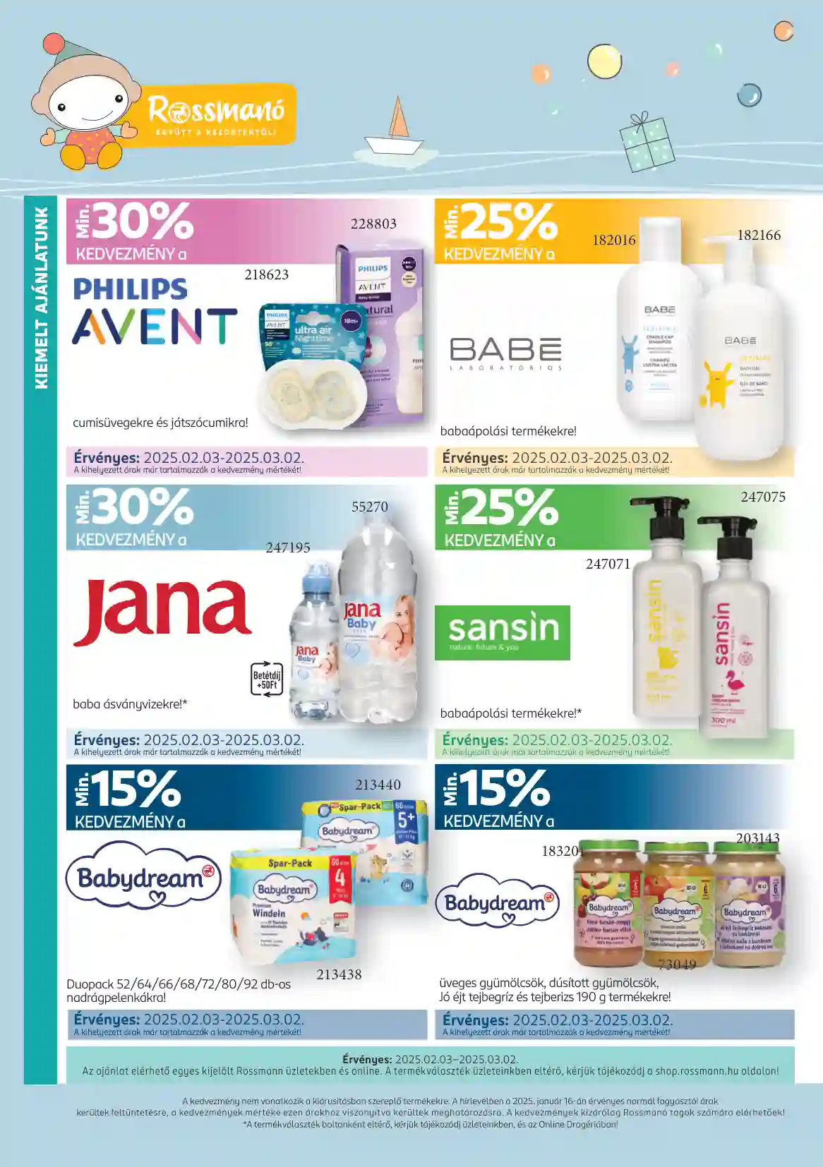Rossmann akciós újság 6. hét (2 oldal)