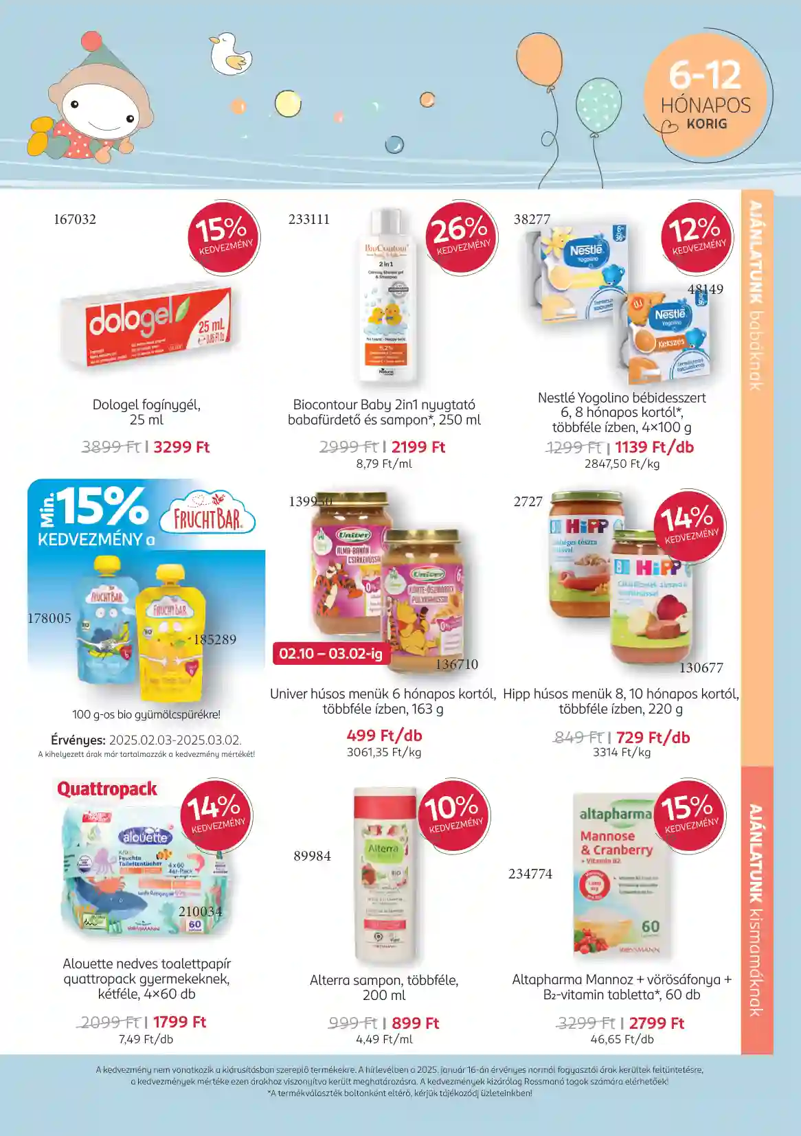 Rossmann akciós újság 6. hét (7 oldal)