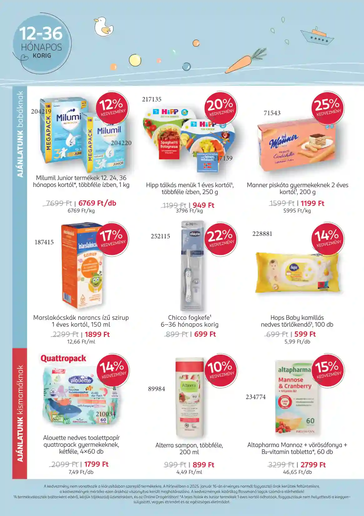 Rossmann akciós újság 6. hét (8 oldal)