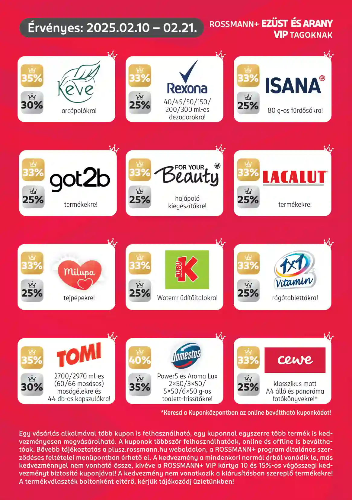 Rossmann akciós újság 7. hét (3 oldal)