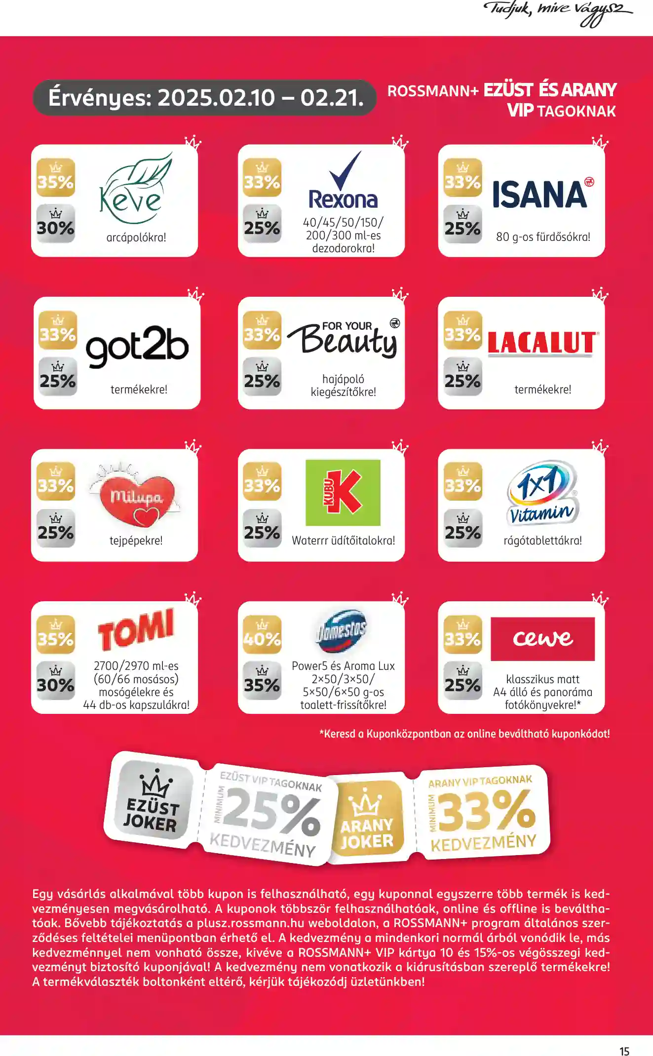Rossmann akciós újság 7. hét (9 oldal)