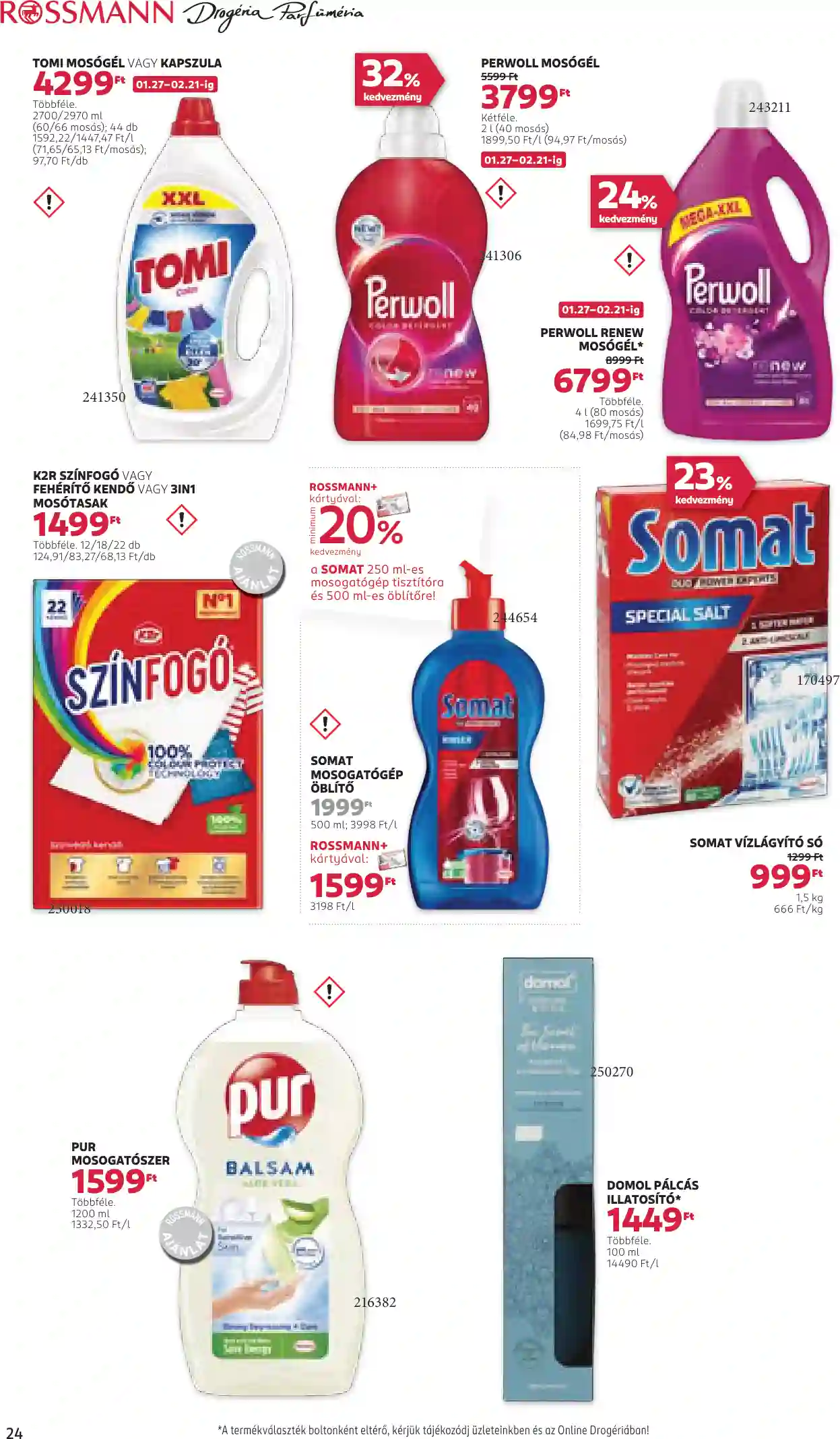 Rossmann akciós újság 7. hét (19 oldal)