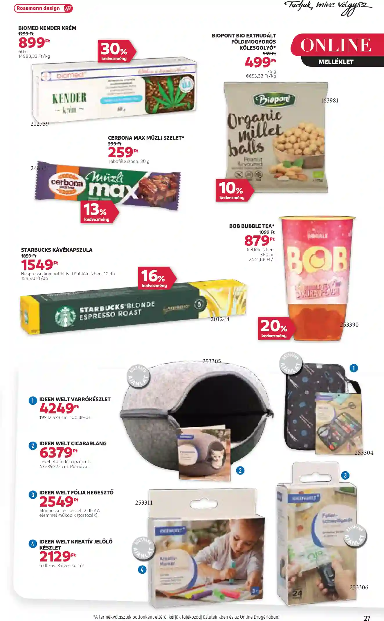 Rossmann akciós újság 7. hét (22 oldal)