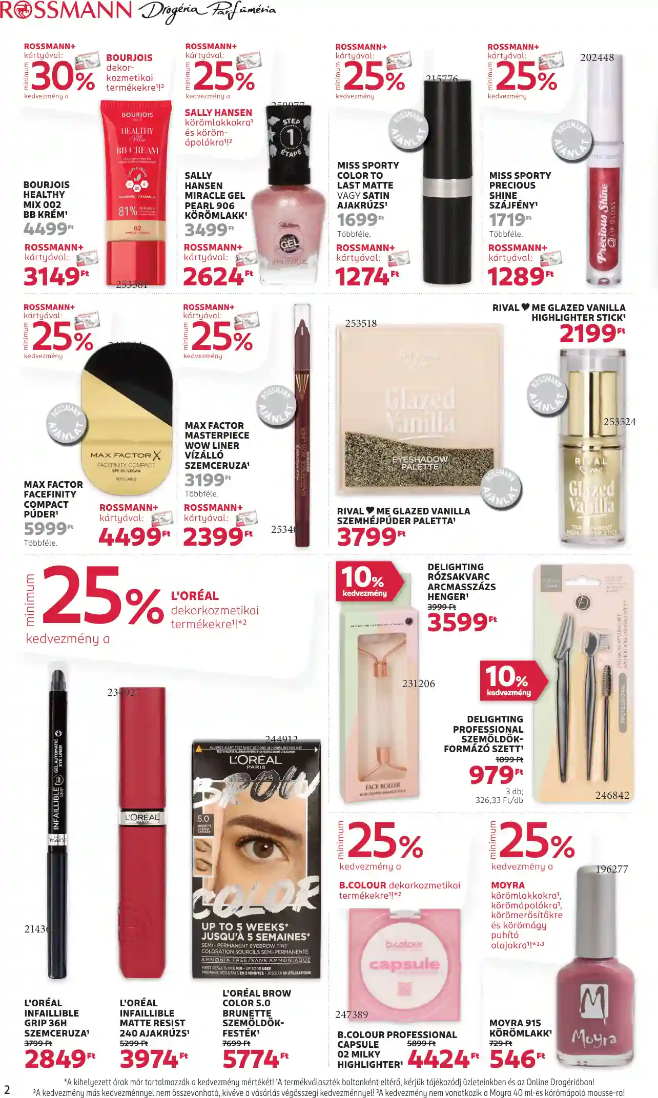 Rossmann akciós újság 9. hét (2 oldal)