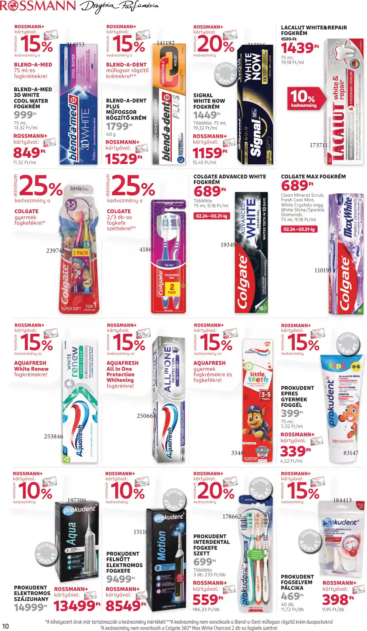 Rossmann akciós újság 9. hét (4 oldal)