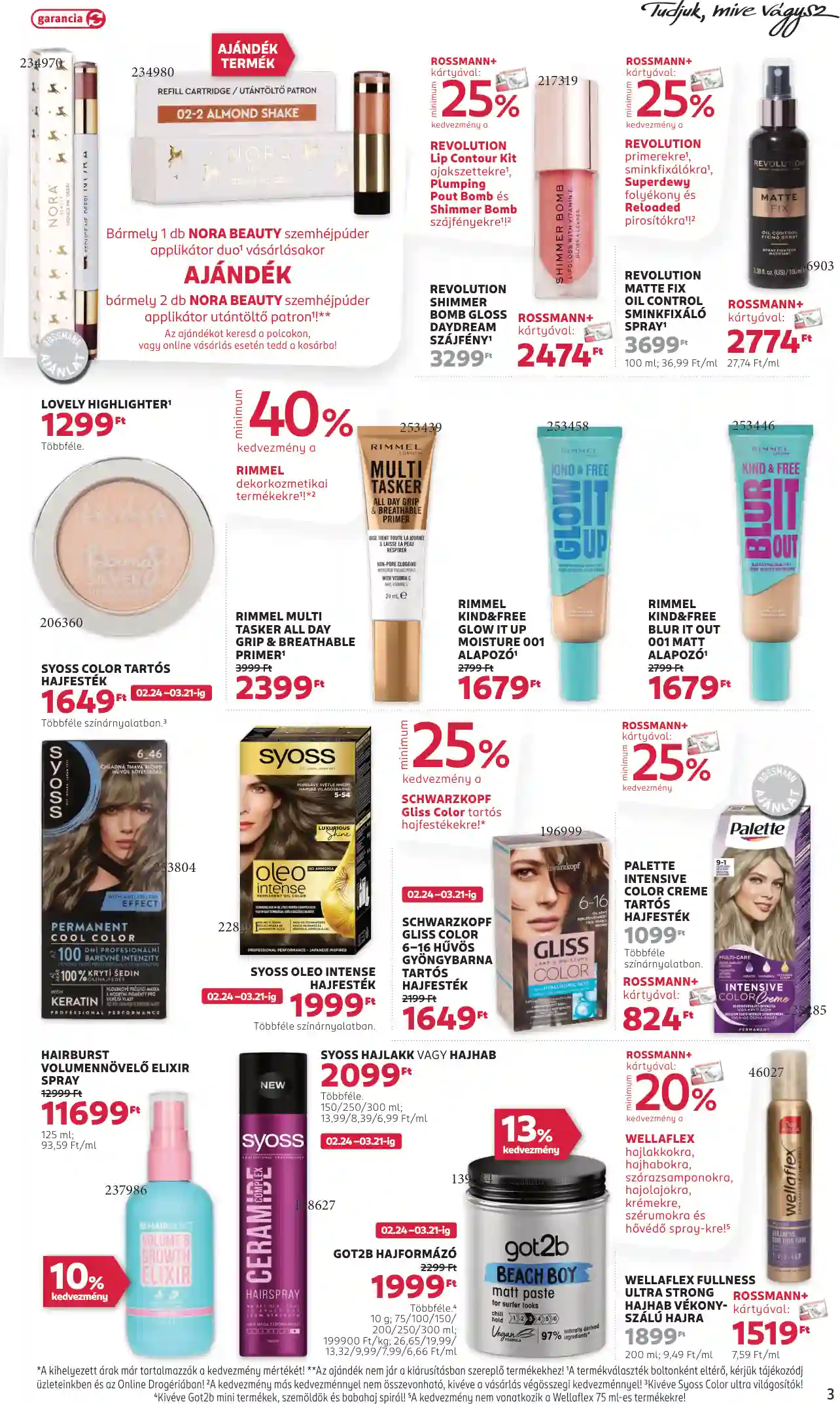 Rossmann akciós újság 9. hét (13 oldal)