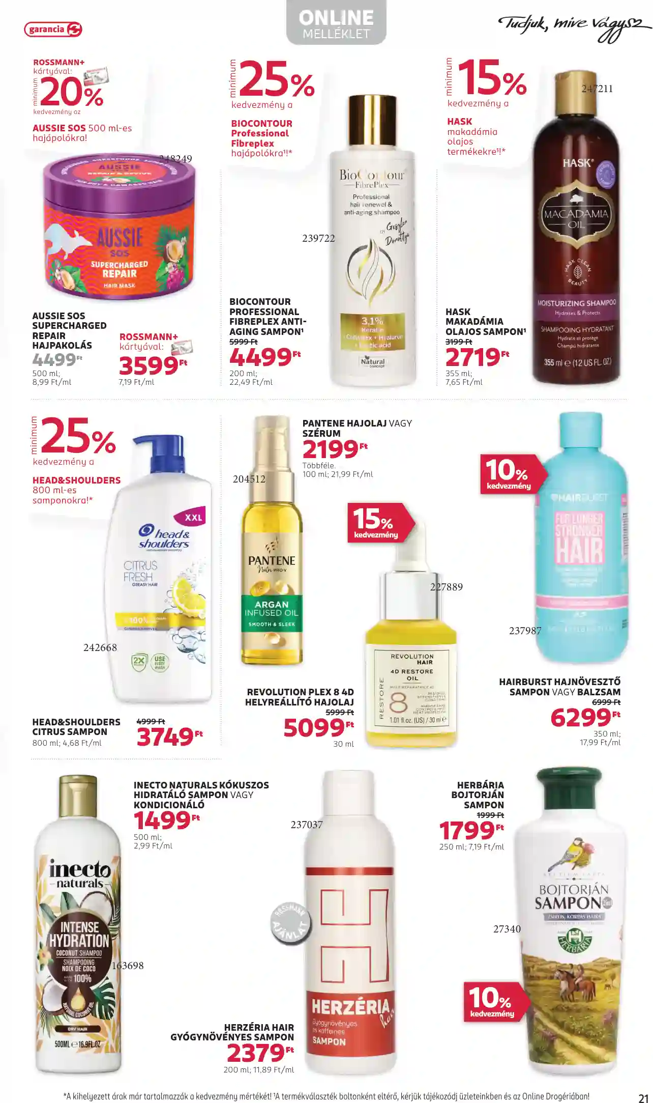 Rossmann akciós újság 9. hét (16 oldal)