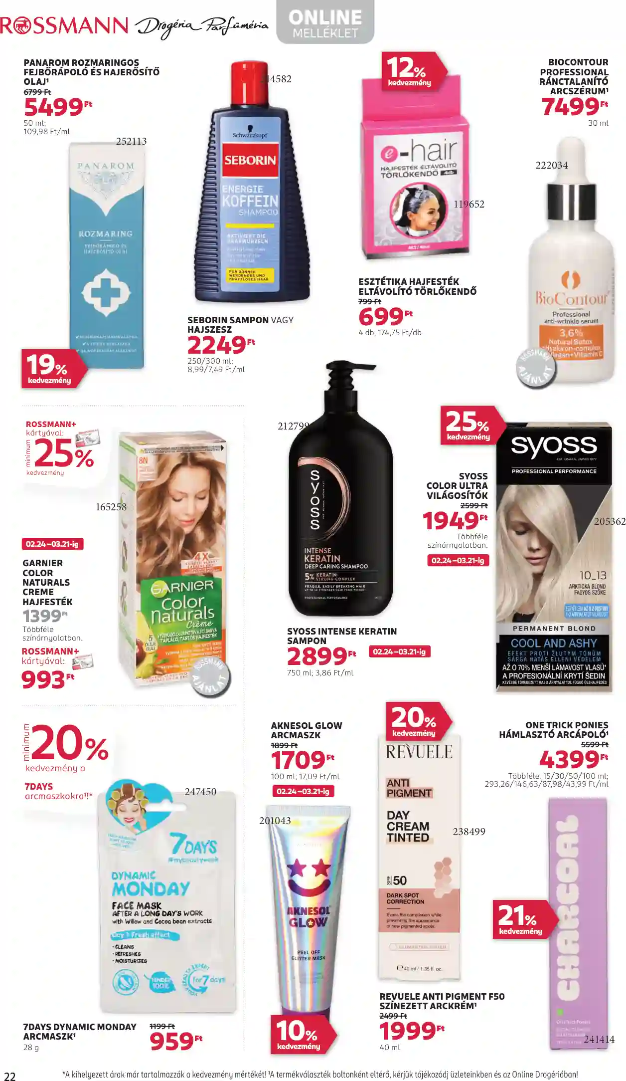 Rossmann akciós újság 9. hét (17 oldal)