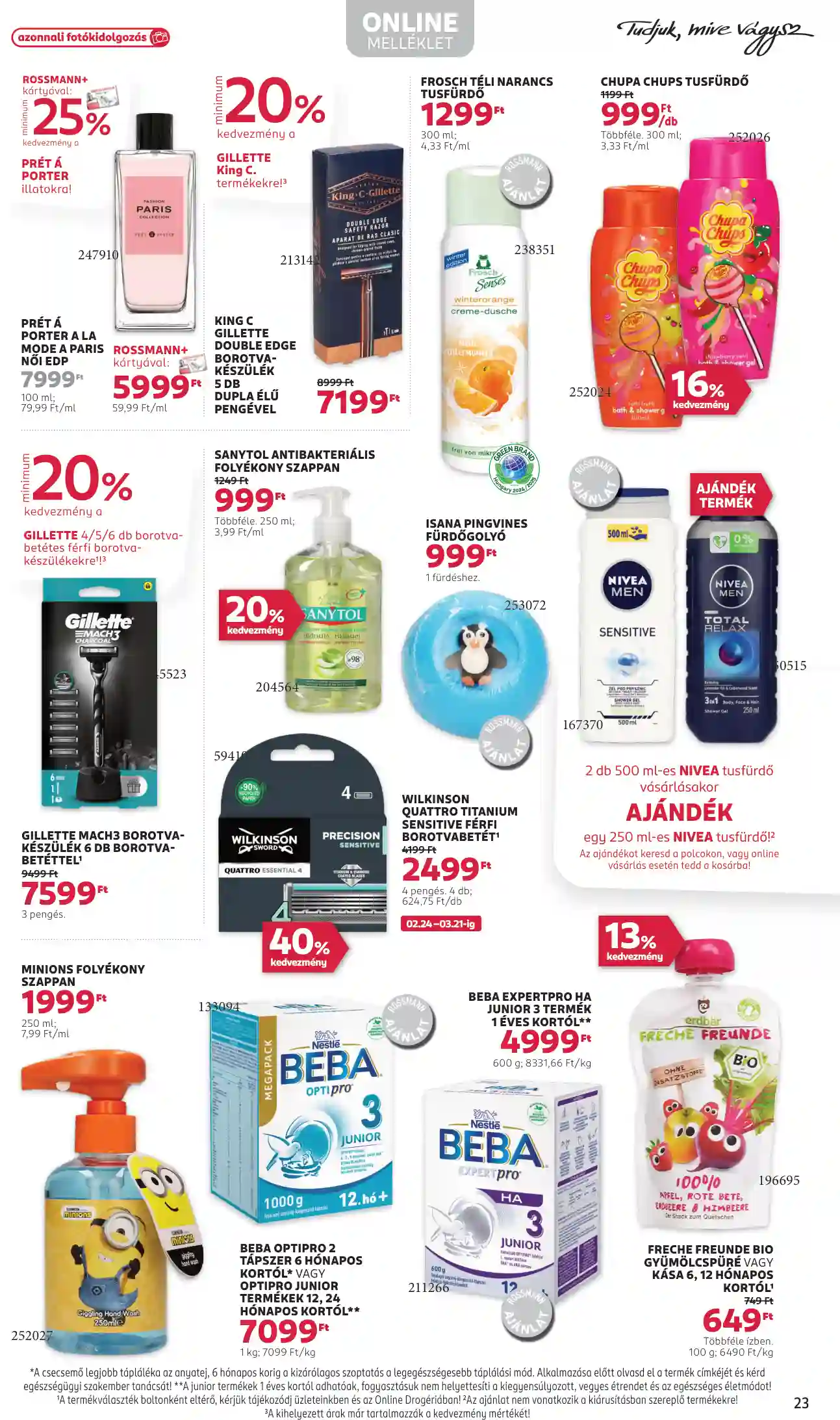 Rossmann akciós újság 9. hét (18 oldal)