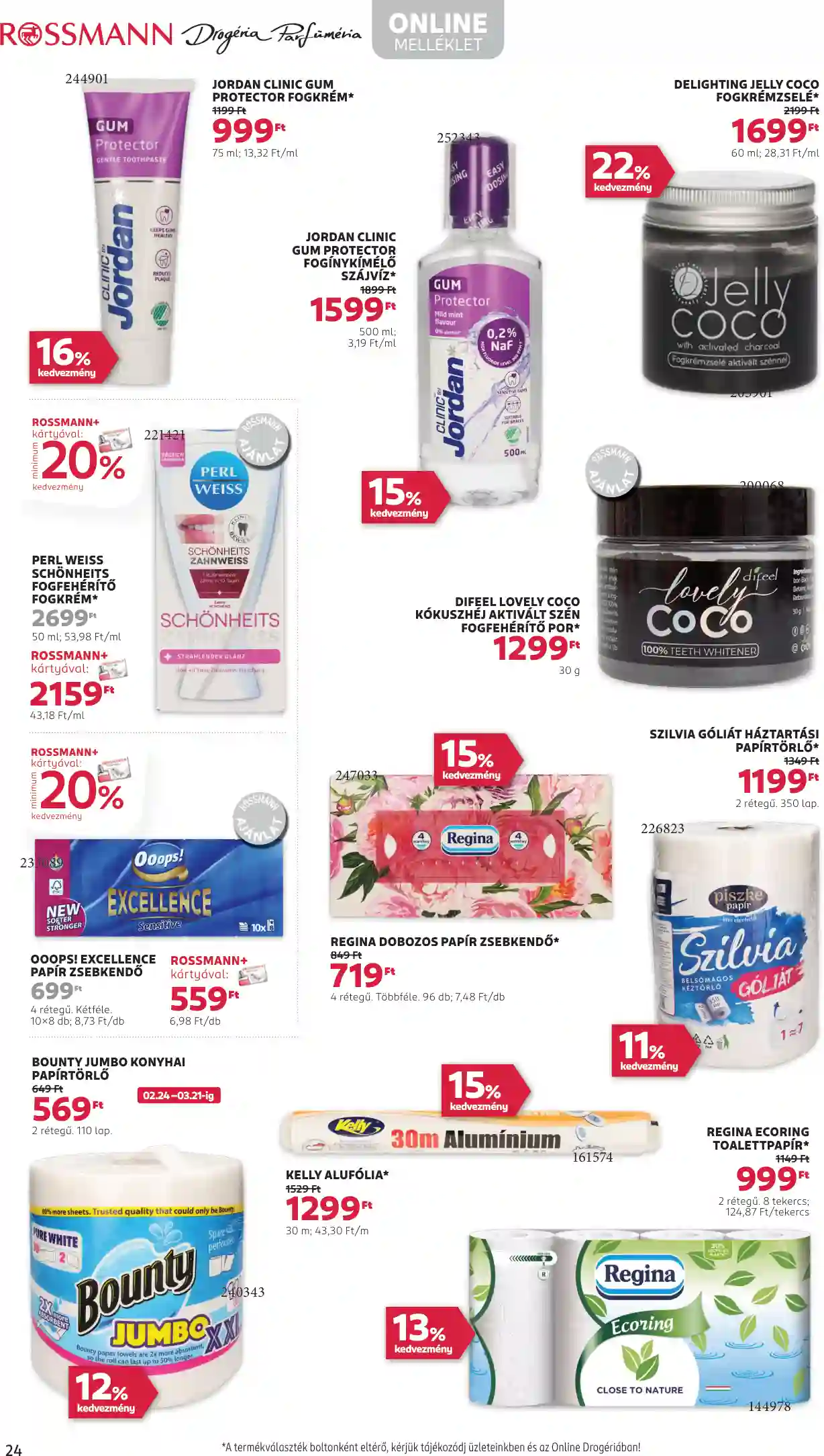 Rossmann akciós újság 9. hét (19 oldal)