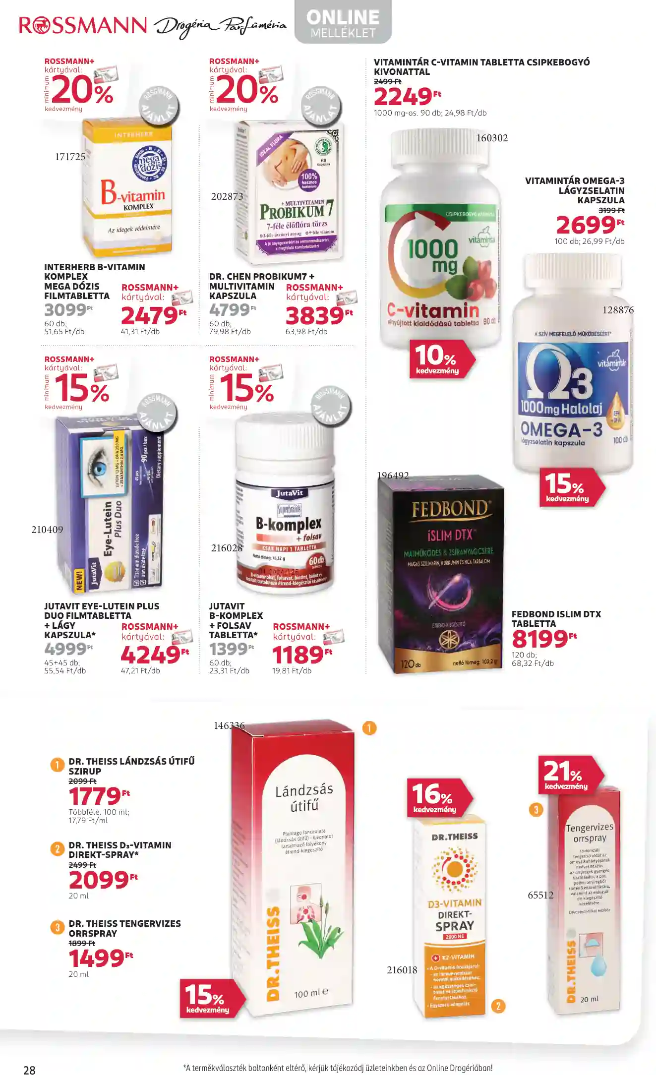 Rossmann akciós újság 9. hét (26 oldal)