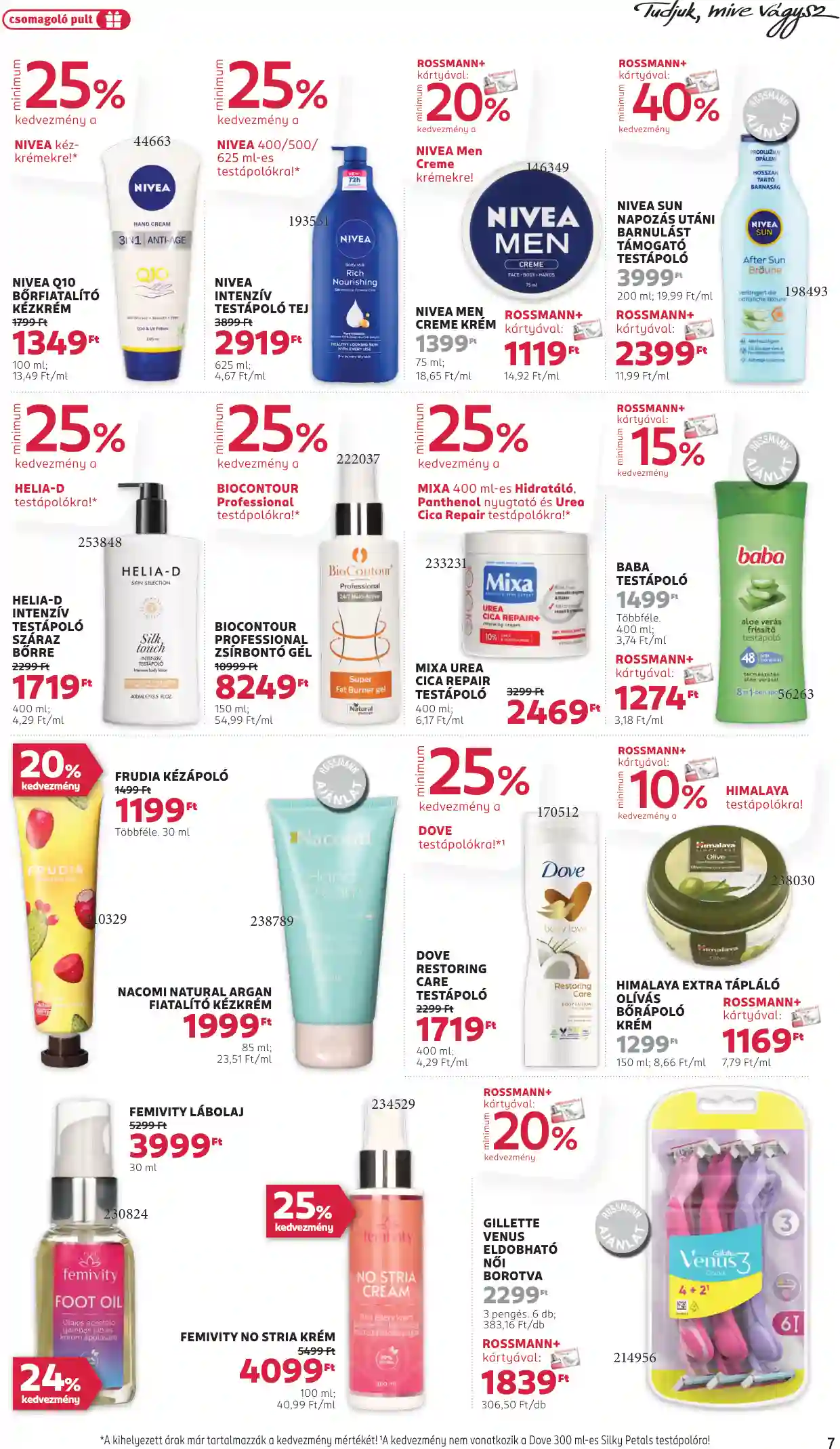 Rossmann akciós újság 9. hét (31 oldal)