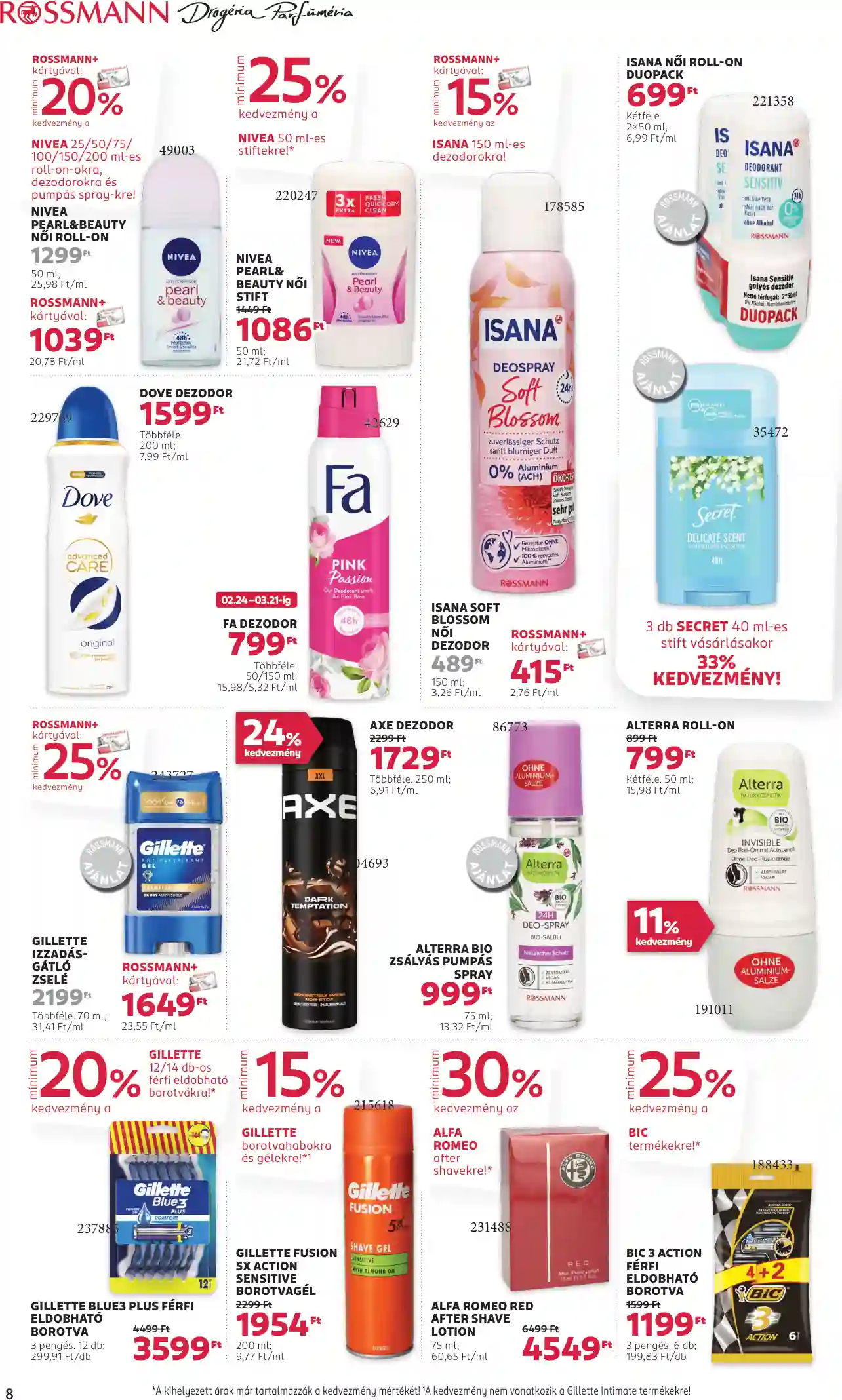 Rossmann akciós újság 9. hét (32 oldal)