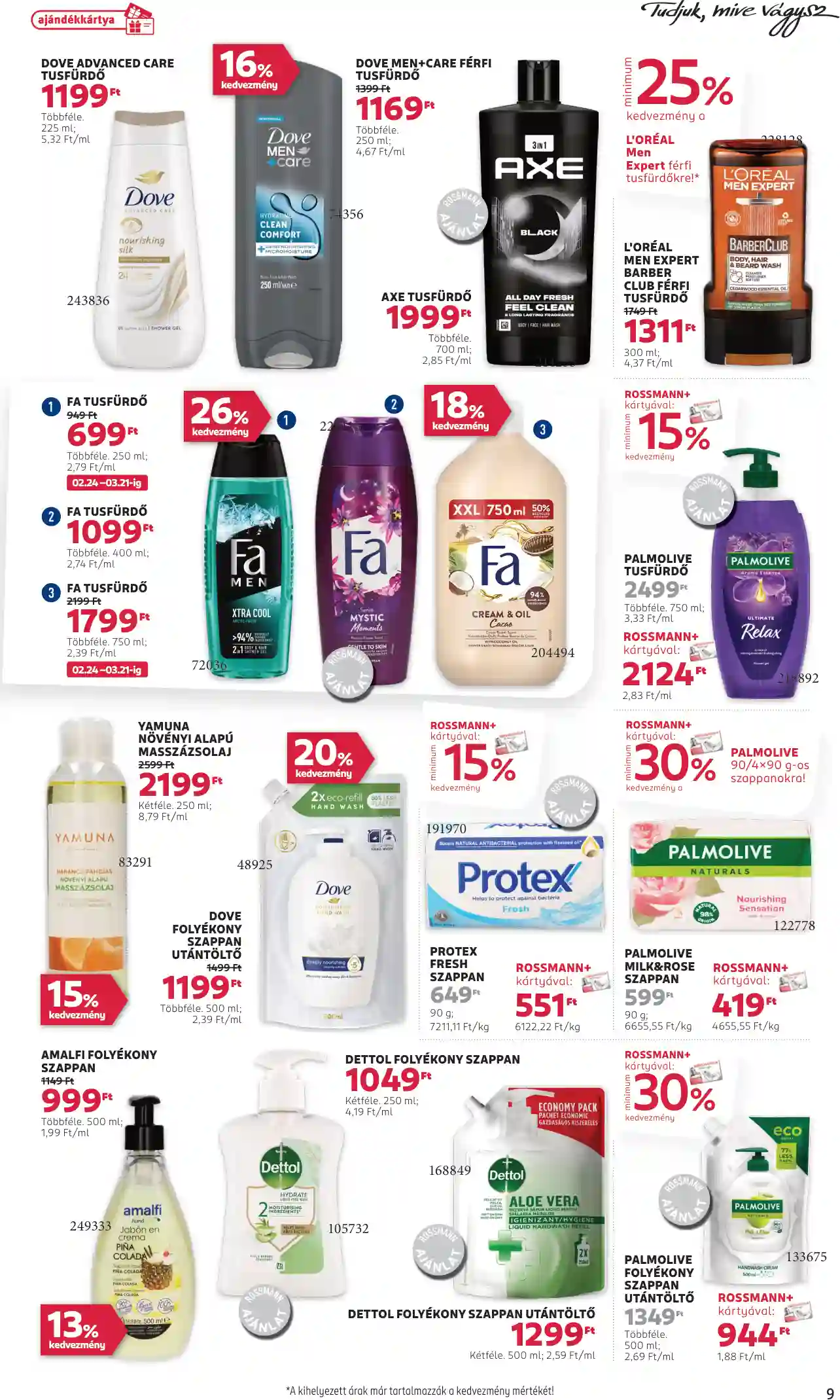Rossmann akciós újság 9. hét (33 oldal)