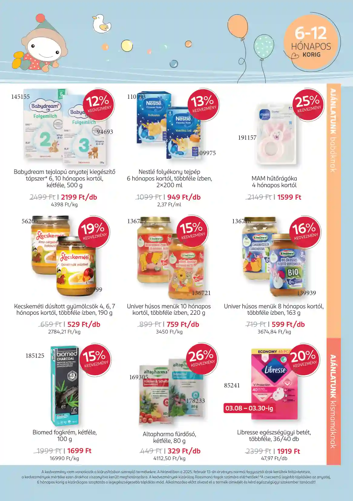 Rossmann akciós újság 10. hét (7 oldal)