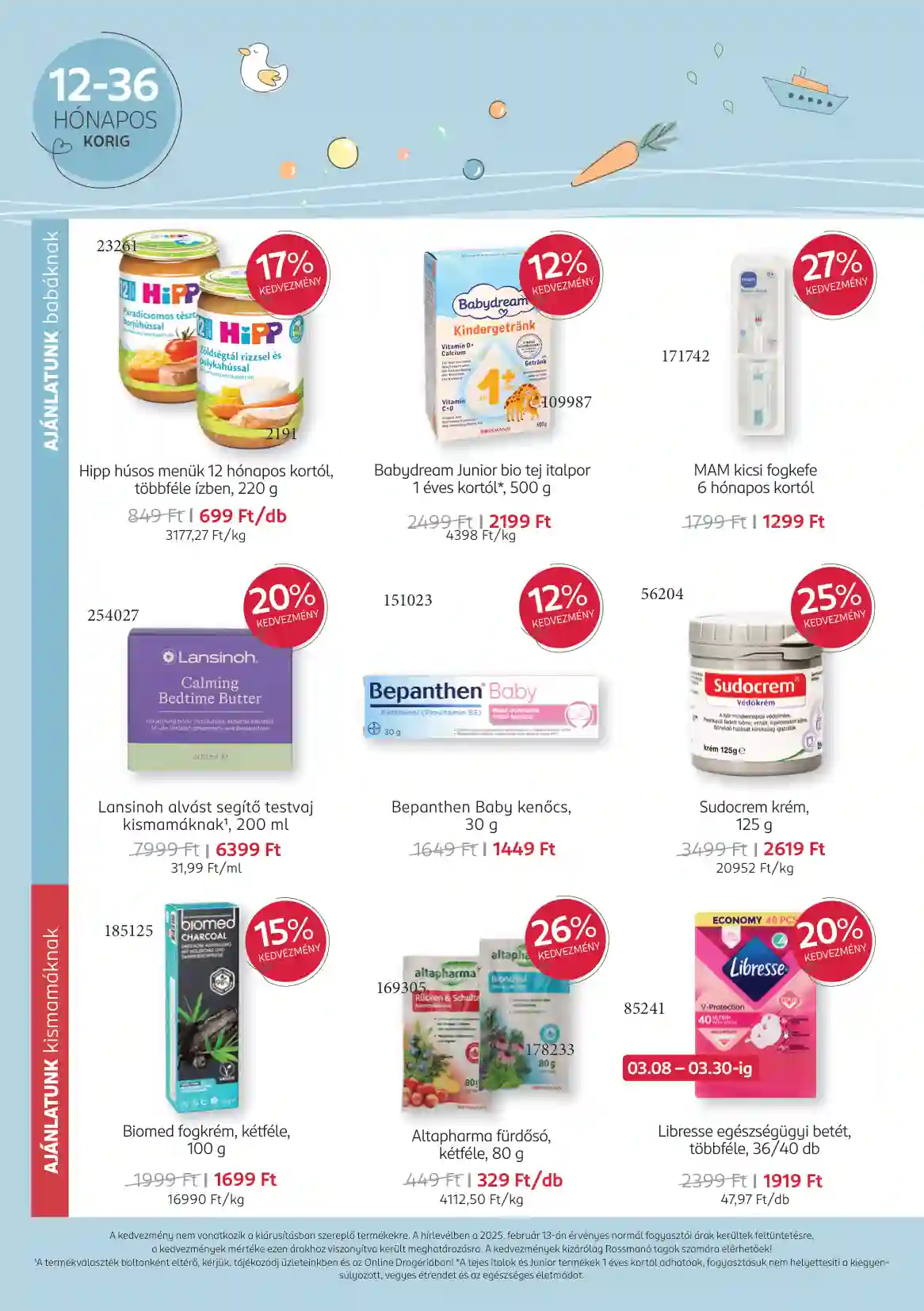 Rossmann akciós újság 10. hét (8 oldal)