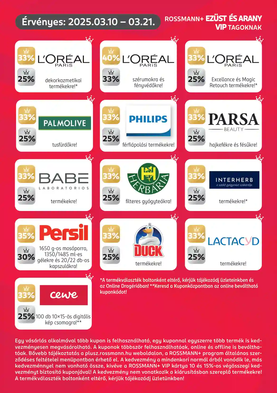 Rossmann akciós újság 11. hét (3 oldal)