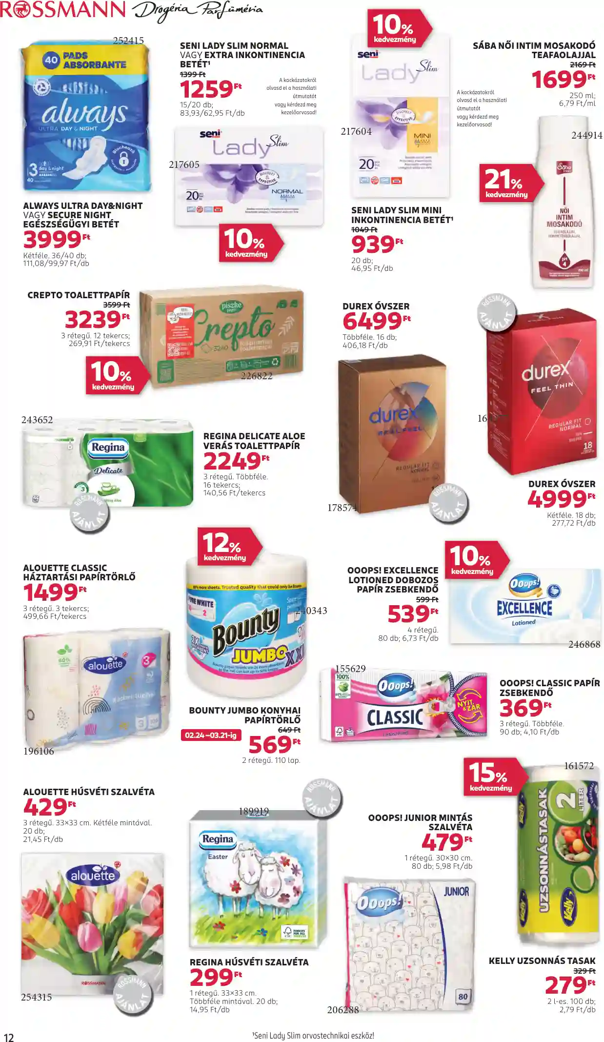 Rossmann akciós újság 11. hét (6 oldal)