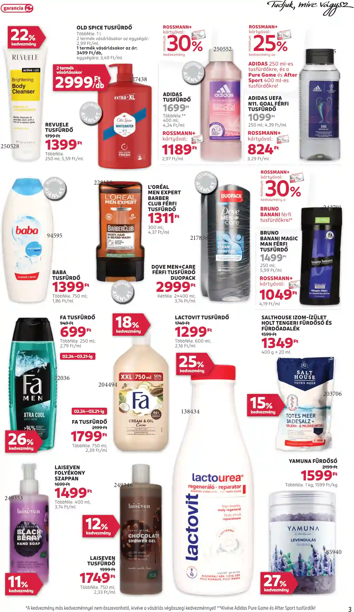 Rossmann akciós újság 11. hét (13 oldal)