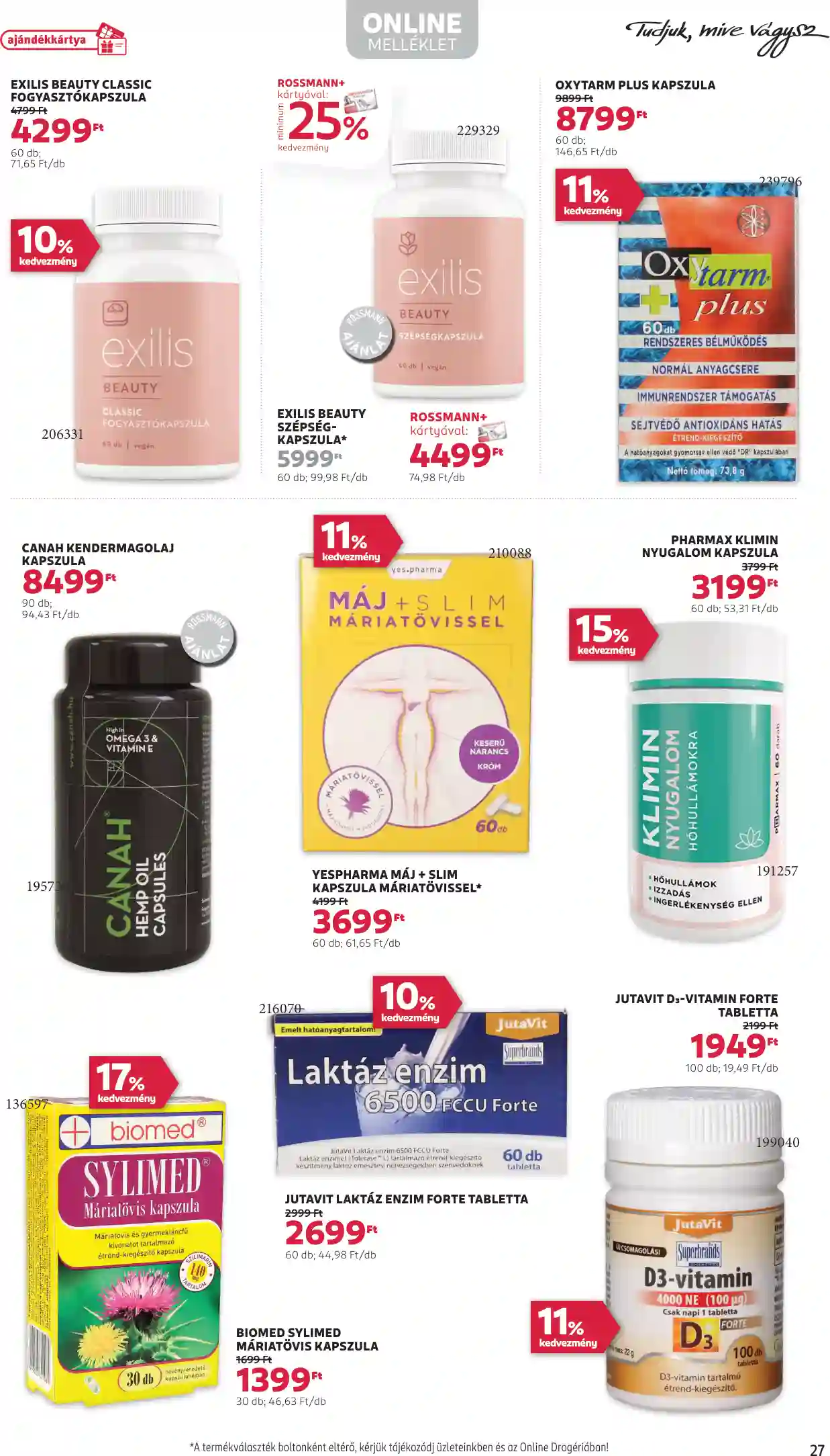 Rossmann akciós újság 11. hét (22 oldal)