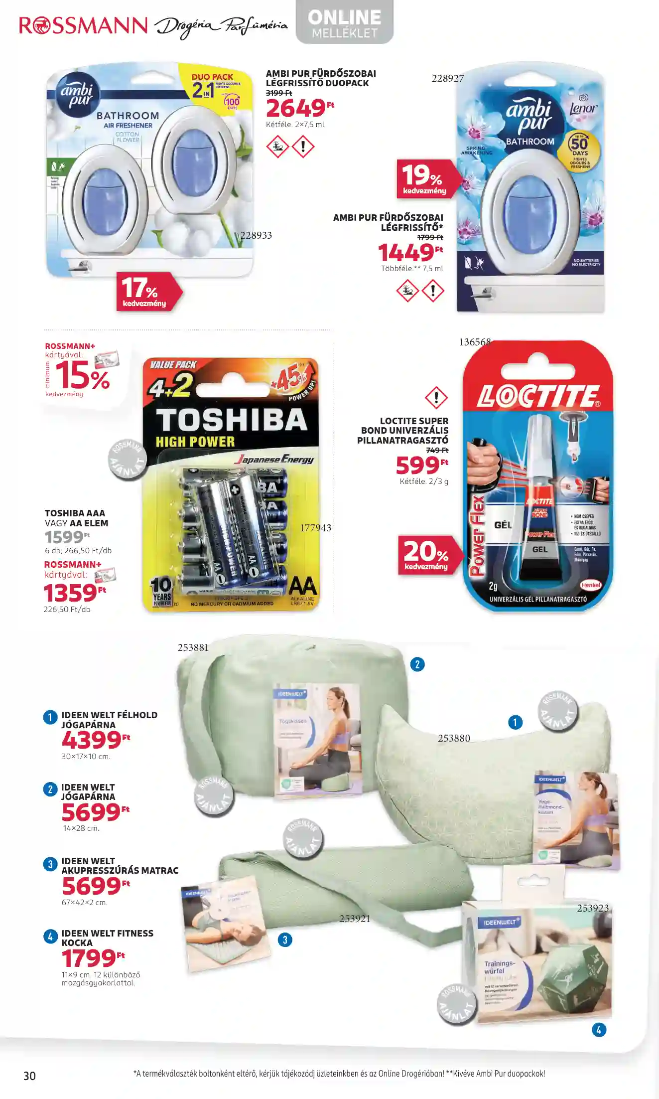 Rossmann akciós újság 11. hét (26 oldal)
