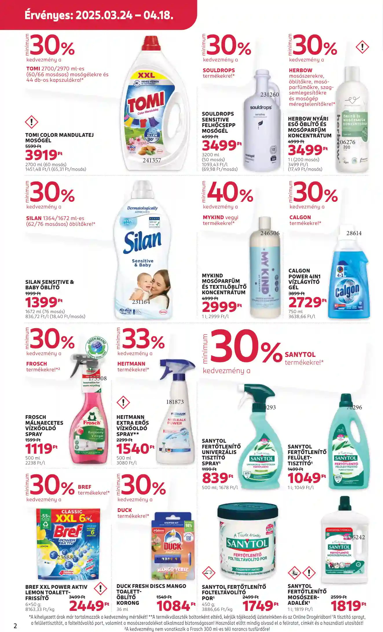 Rossmann akciós újság 13. hét (2 oldal)