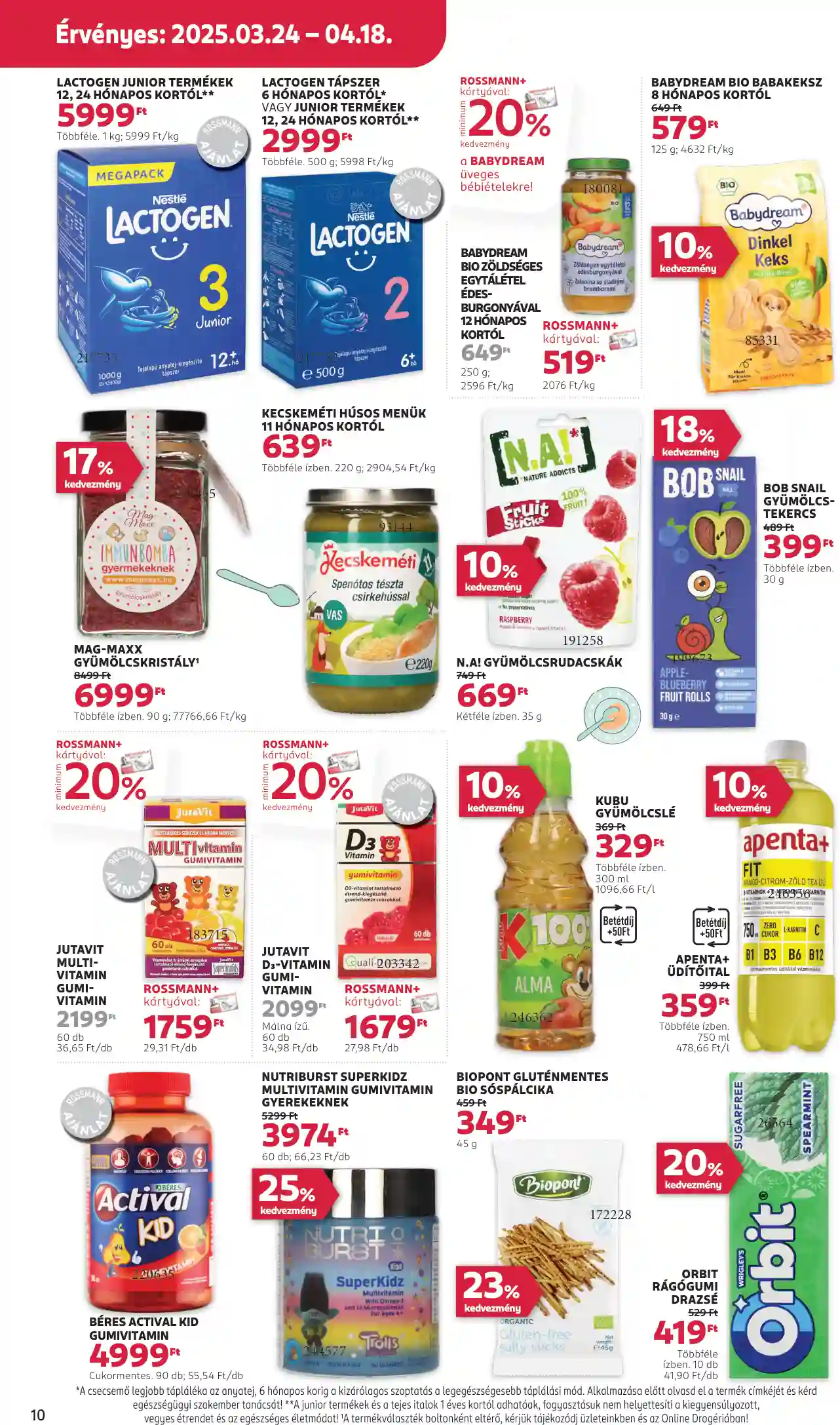 Rossmann akciós újság 13. hét (4 oldal)