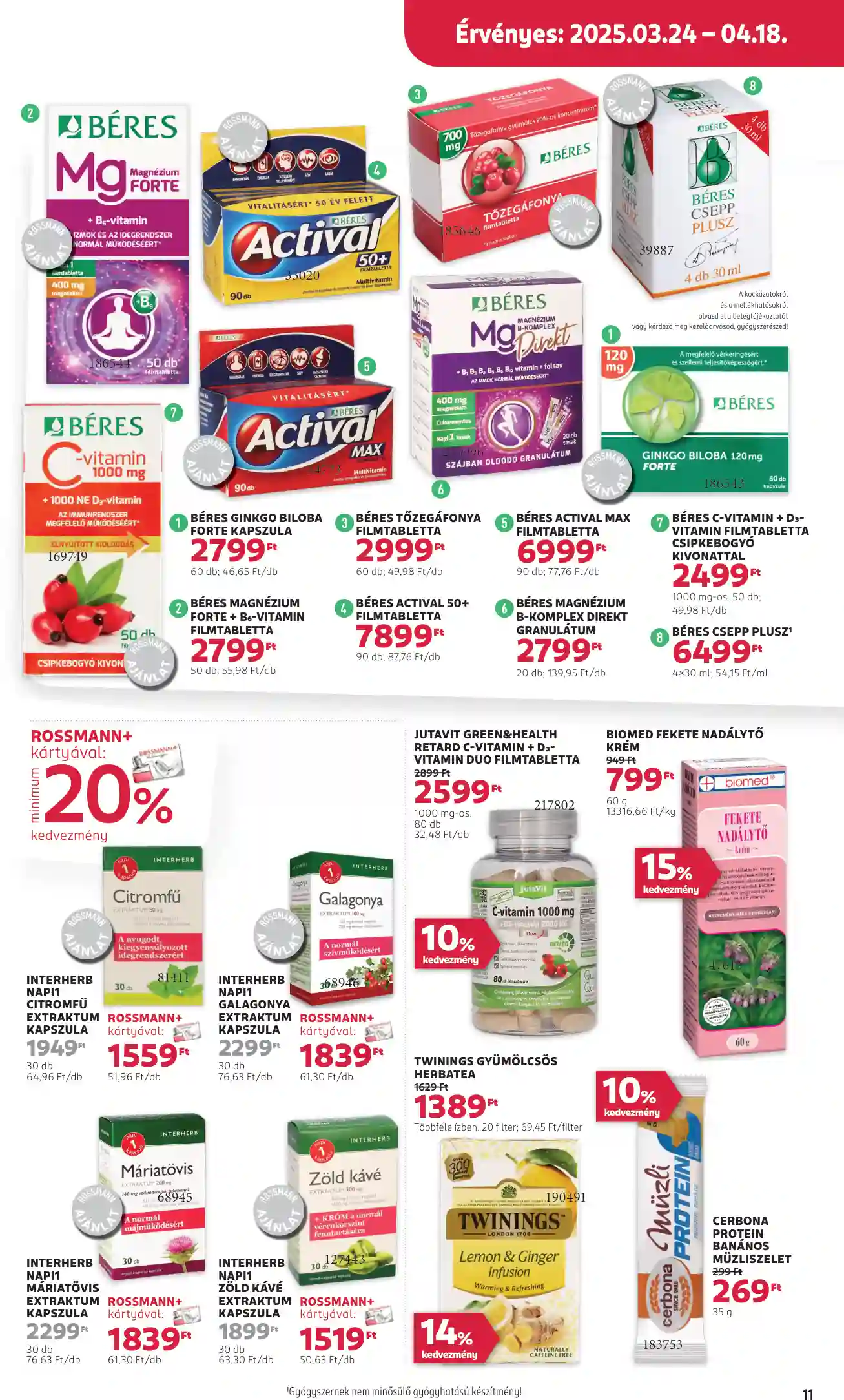 Rossmann akciós újság 13. hét (5 oldal)