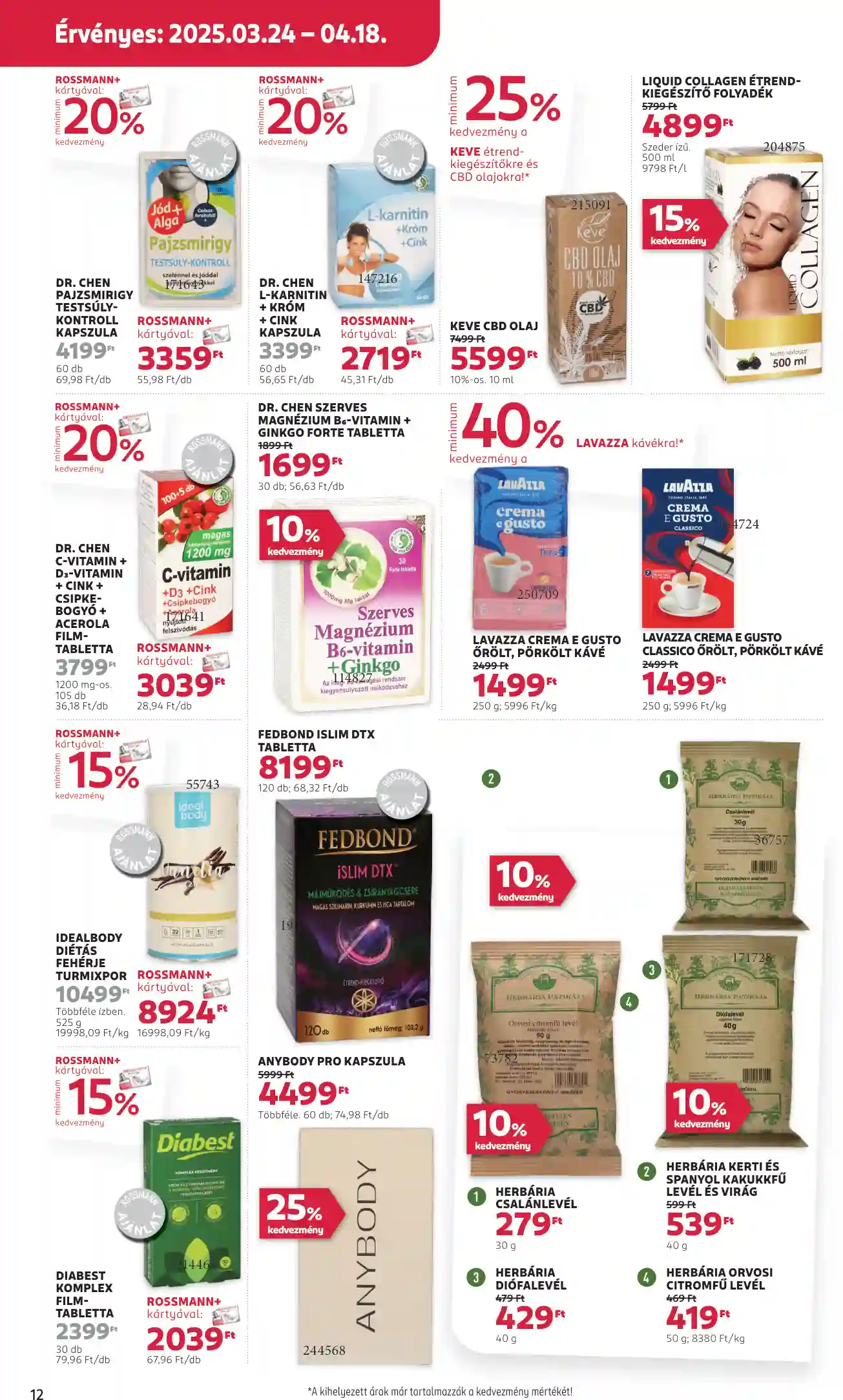Rossmann akciós újság 13. hét (6 oldal)