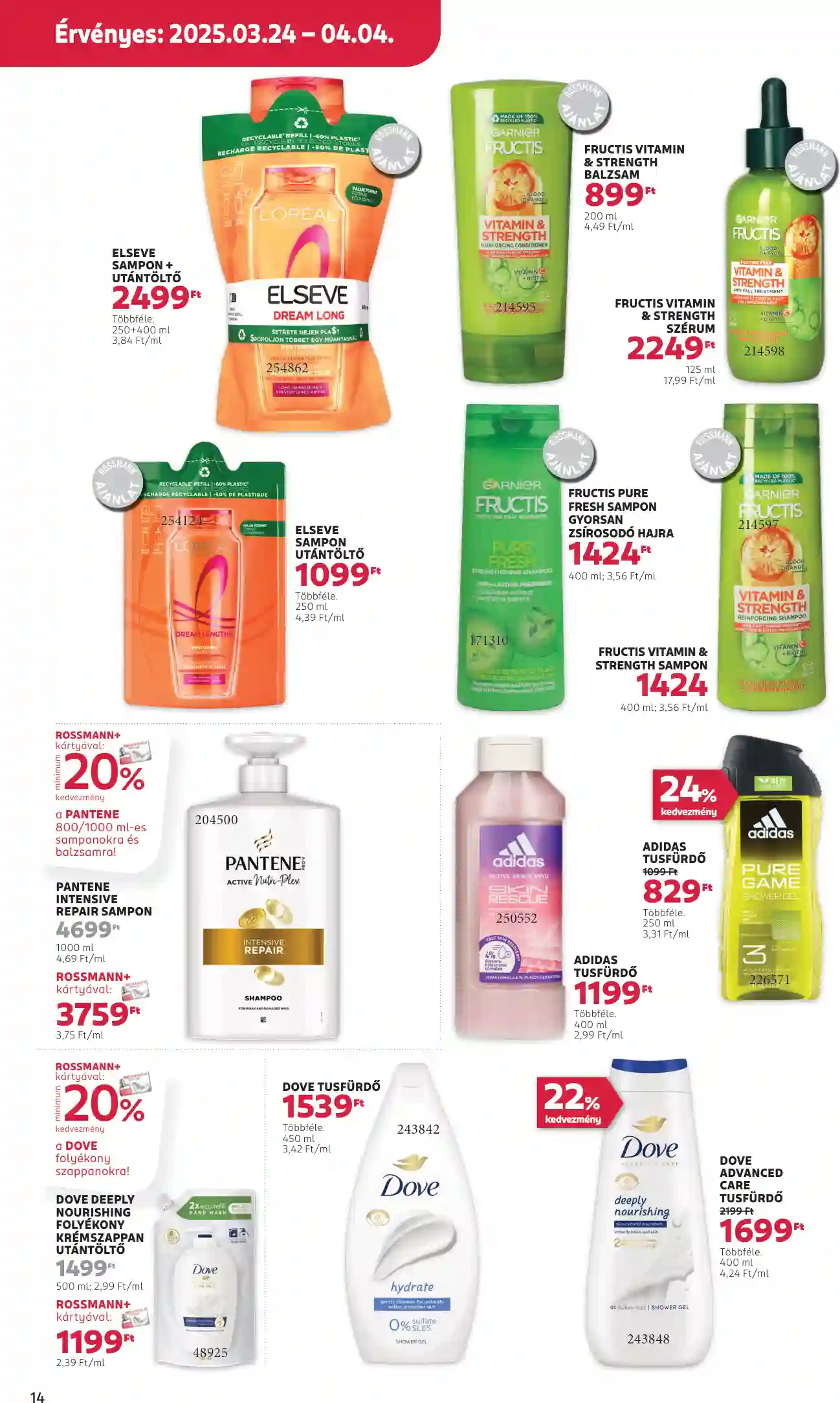 Rossmann akciós újság 13. hét (8 oldal)