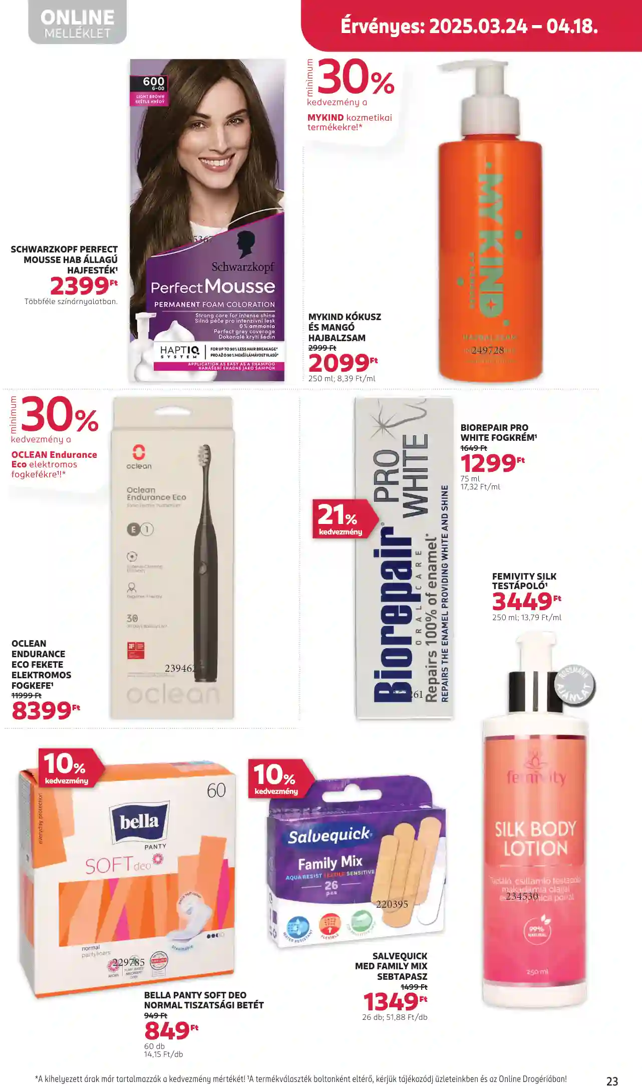 Rossmann akciós újság 13. hét (18 oldal)