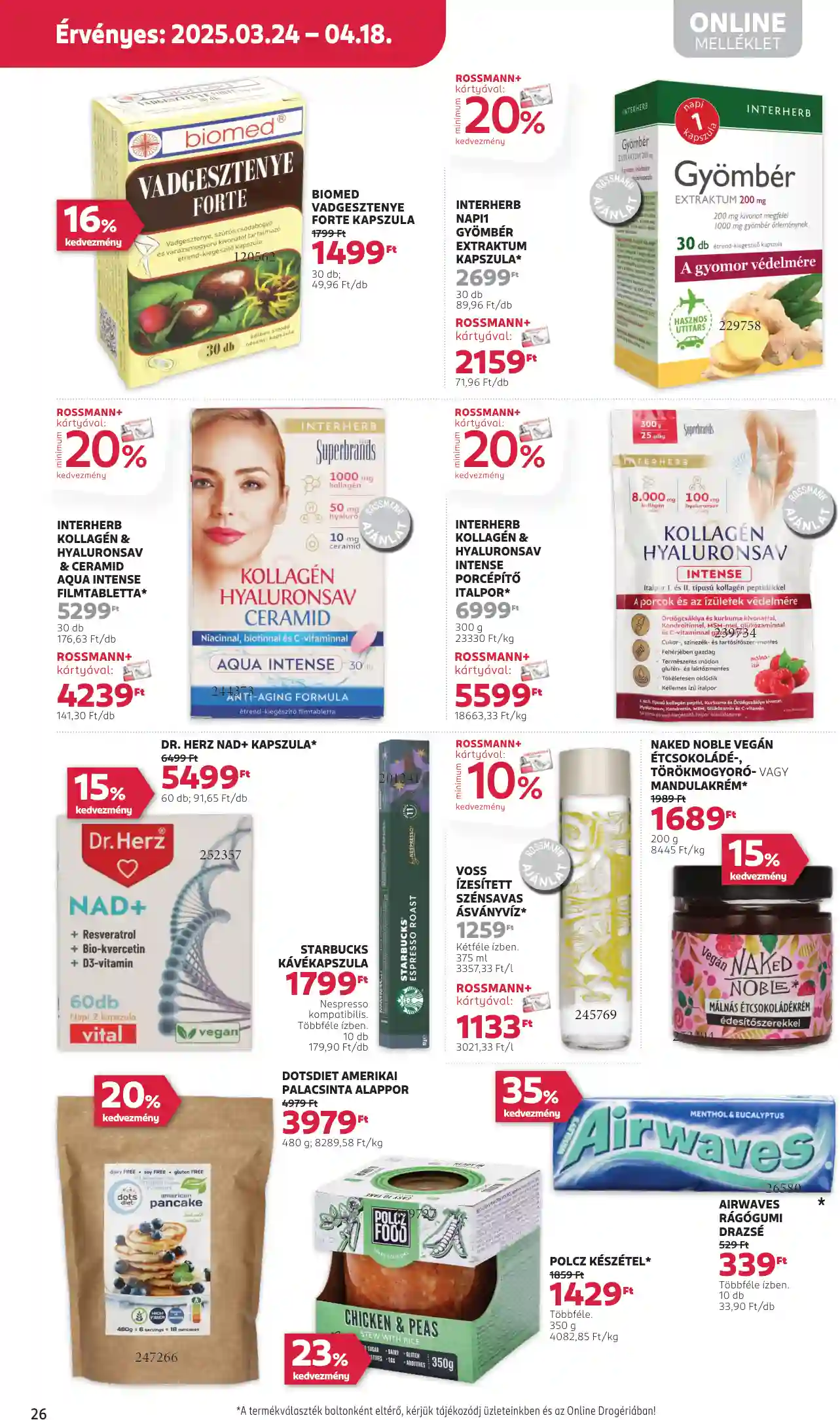 Rossmann akciós újság 13. hét (21 oldal)