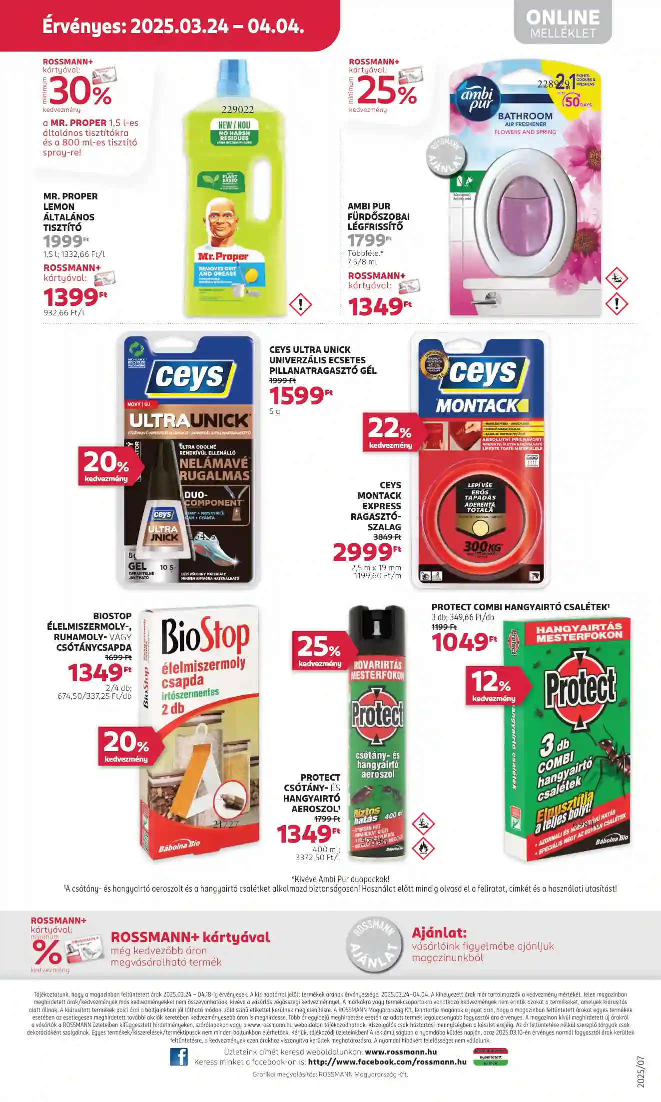 Rossmann akciós újság 13. hét (26 oldal)