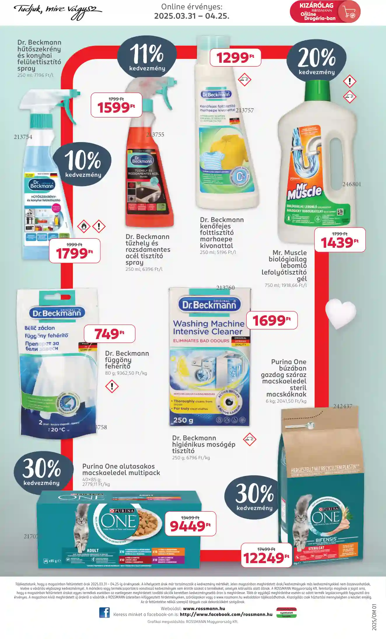 Rossmann akciós újság 14. hét (5 oldal)