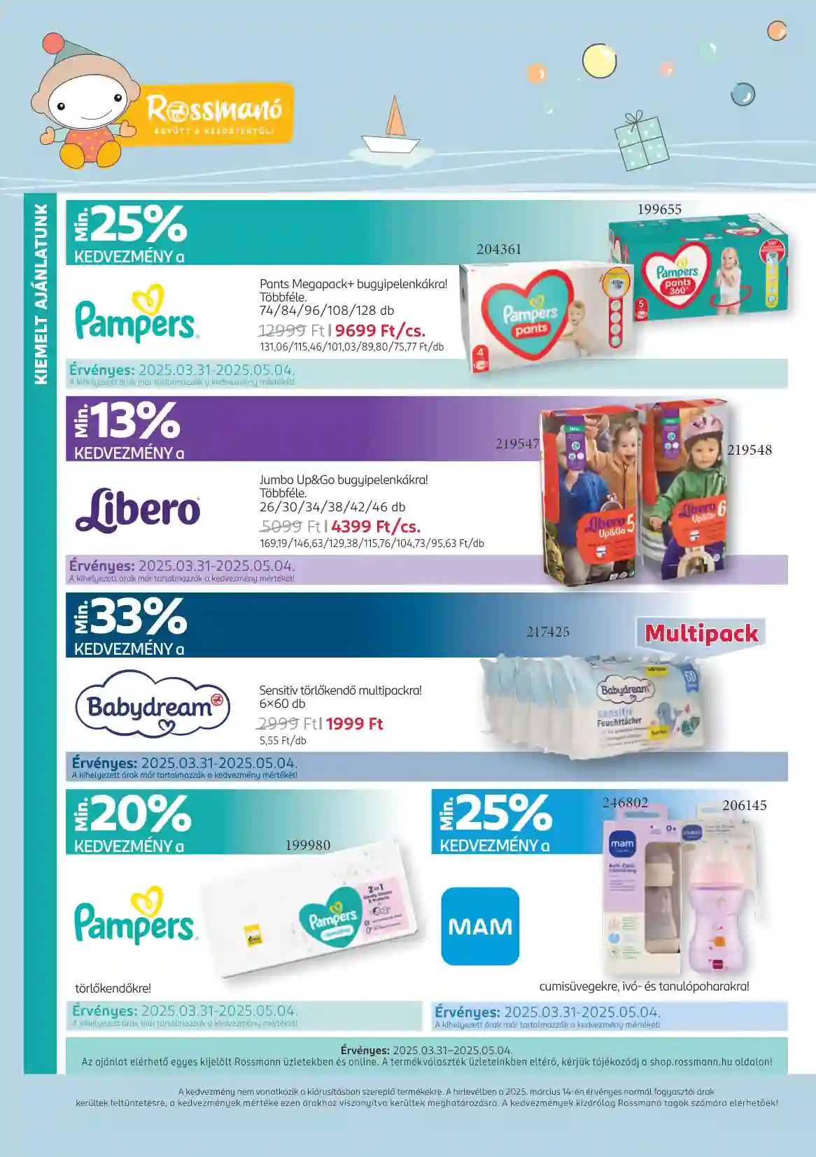 Rossmann akciós újság 14. hét (2 oldal)