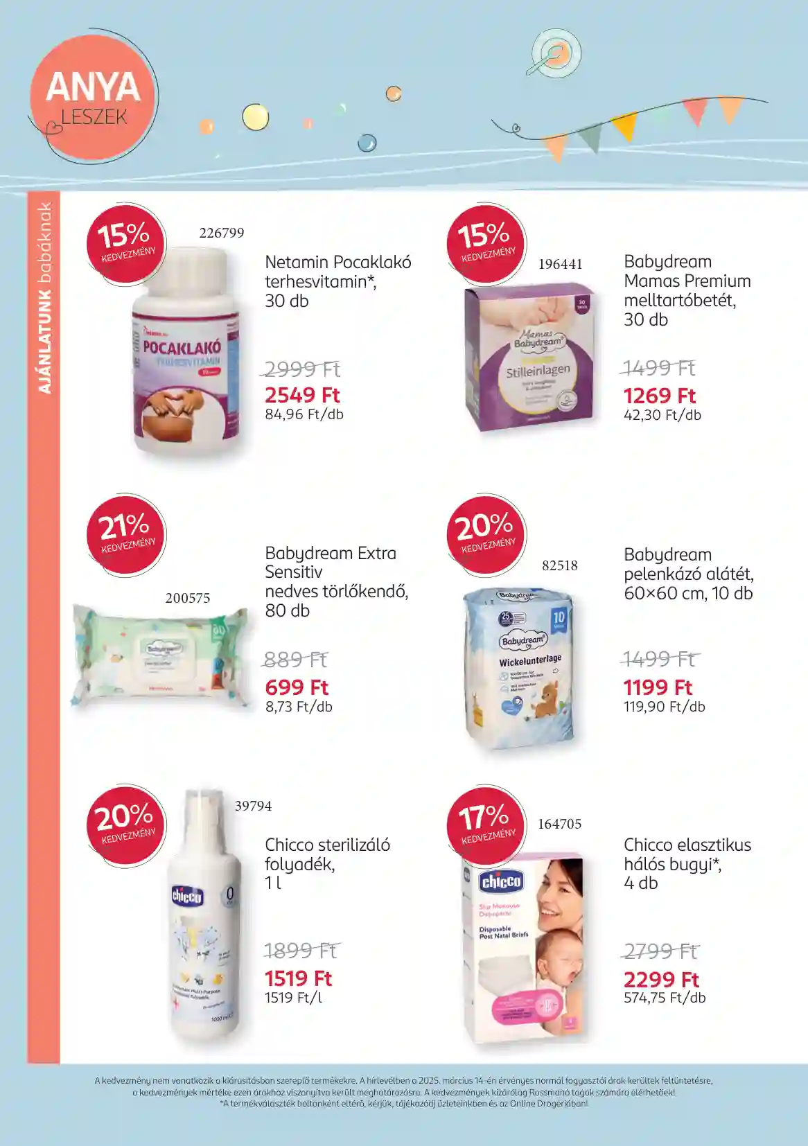 Rossmann akciós újság 14. hét (8 oldal)