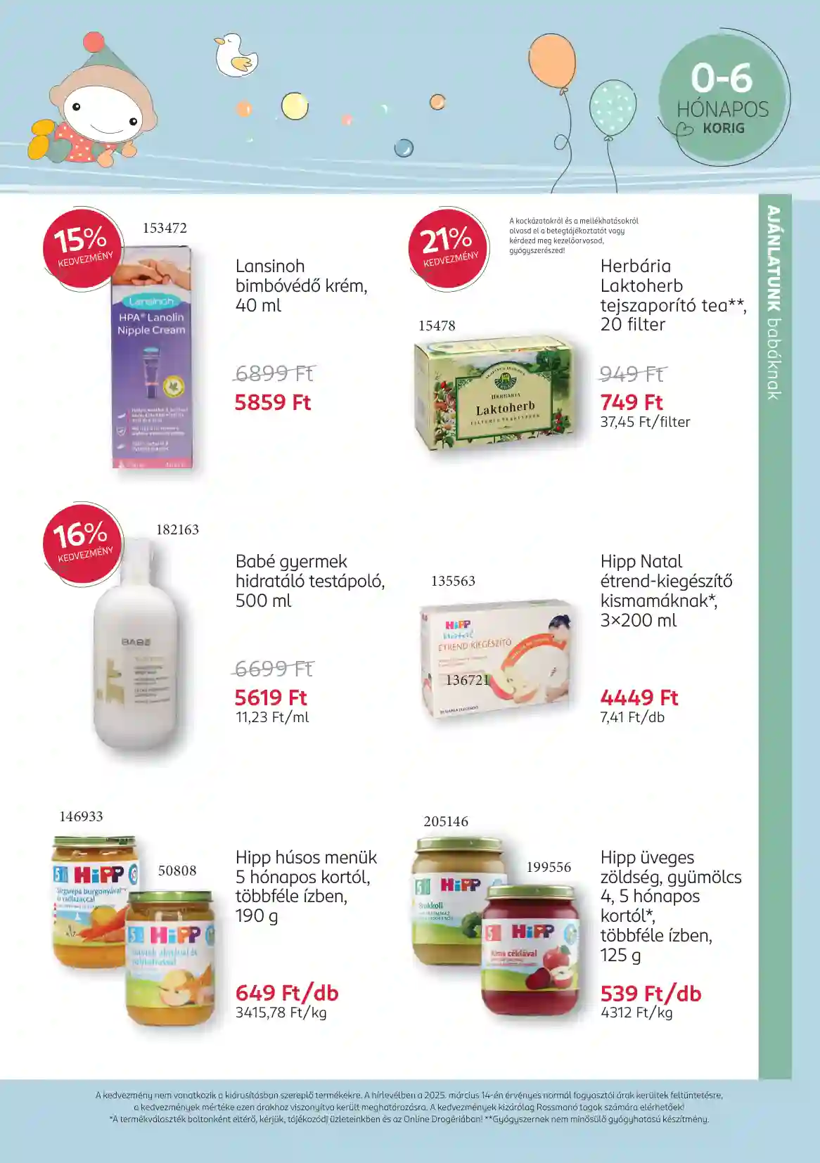 Rossmann akciós újság 14. hét (9 oldal)