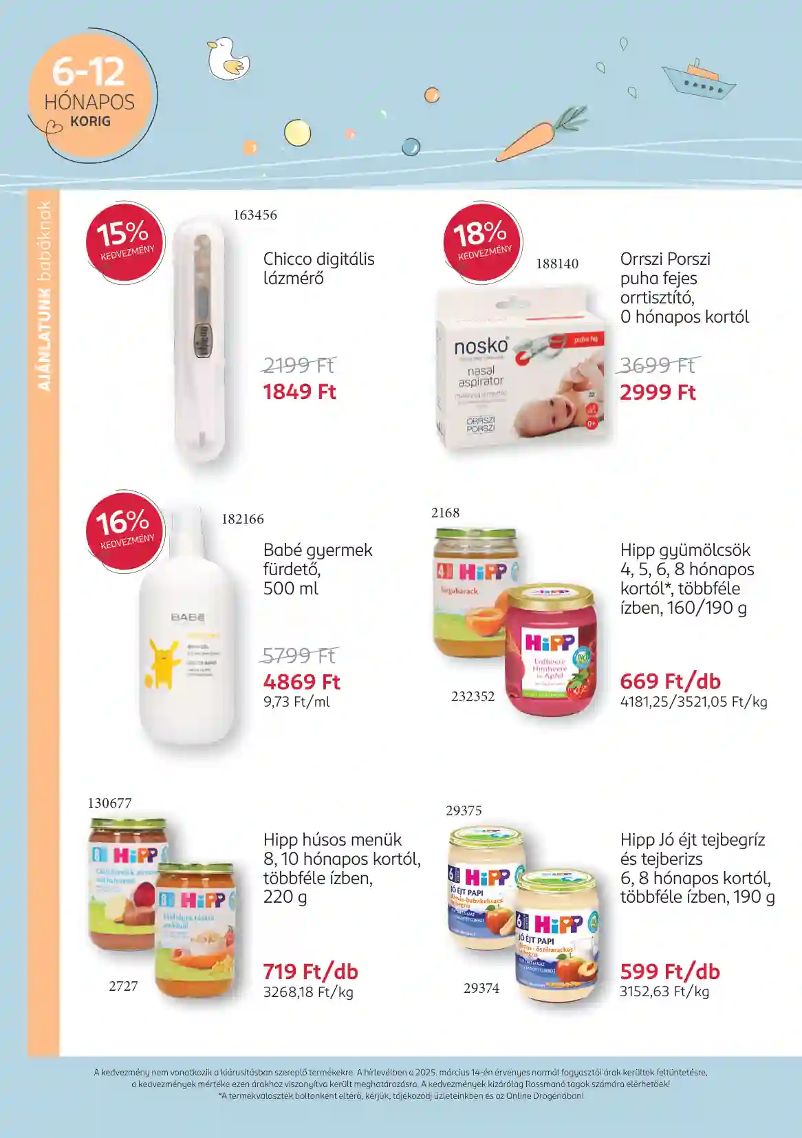 Rossmann akciós újság 14. hét (10 oldal)