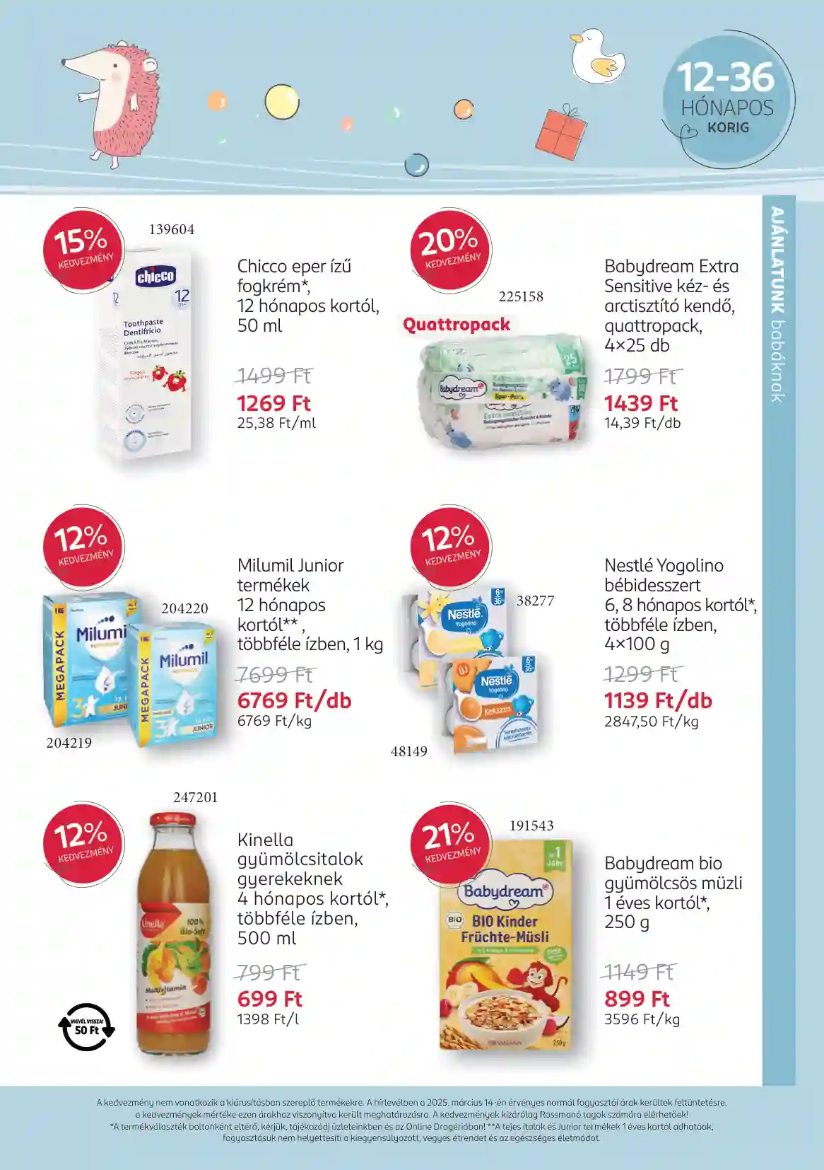 Rossmann akciós újság 14. hét (11 oldal)