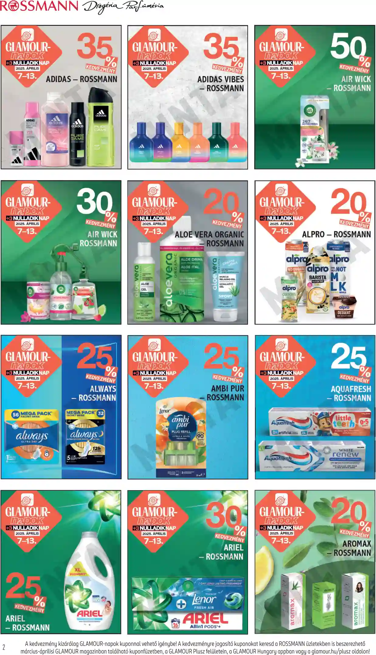 Rossmann akciós újság 15. hét (2 oldal)