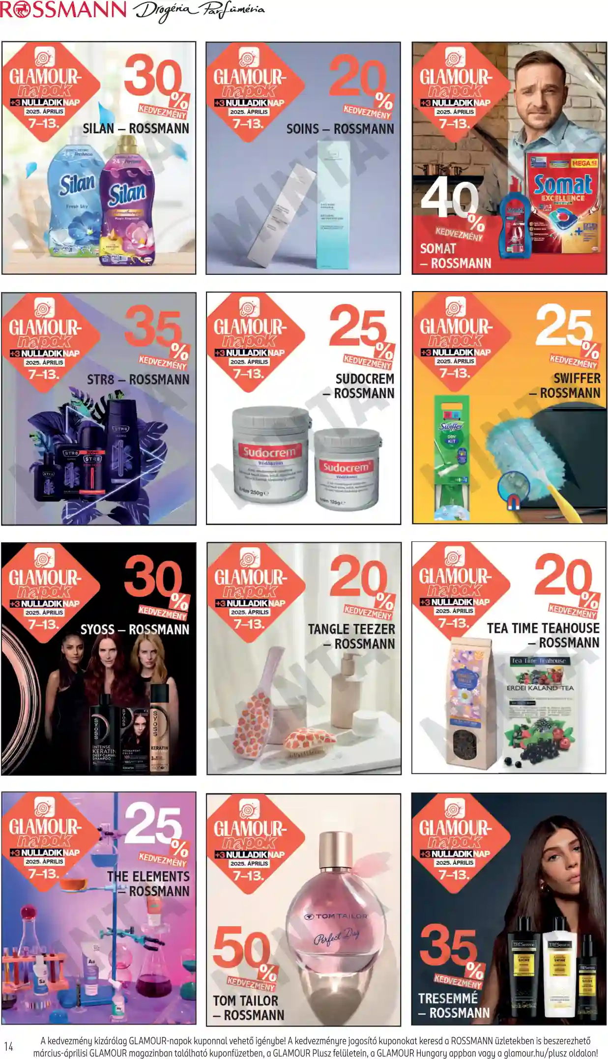 Rossmann akciós újság 15. hét (6 oldal)