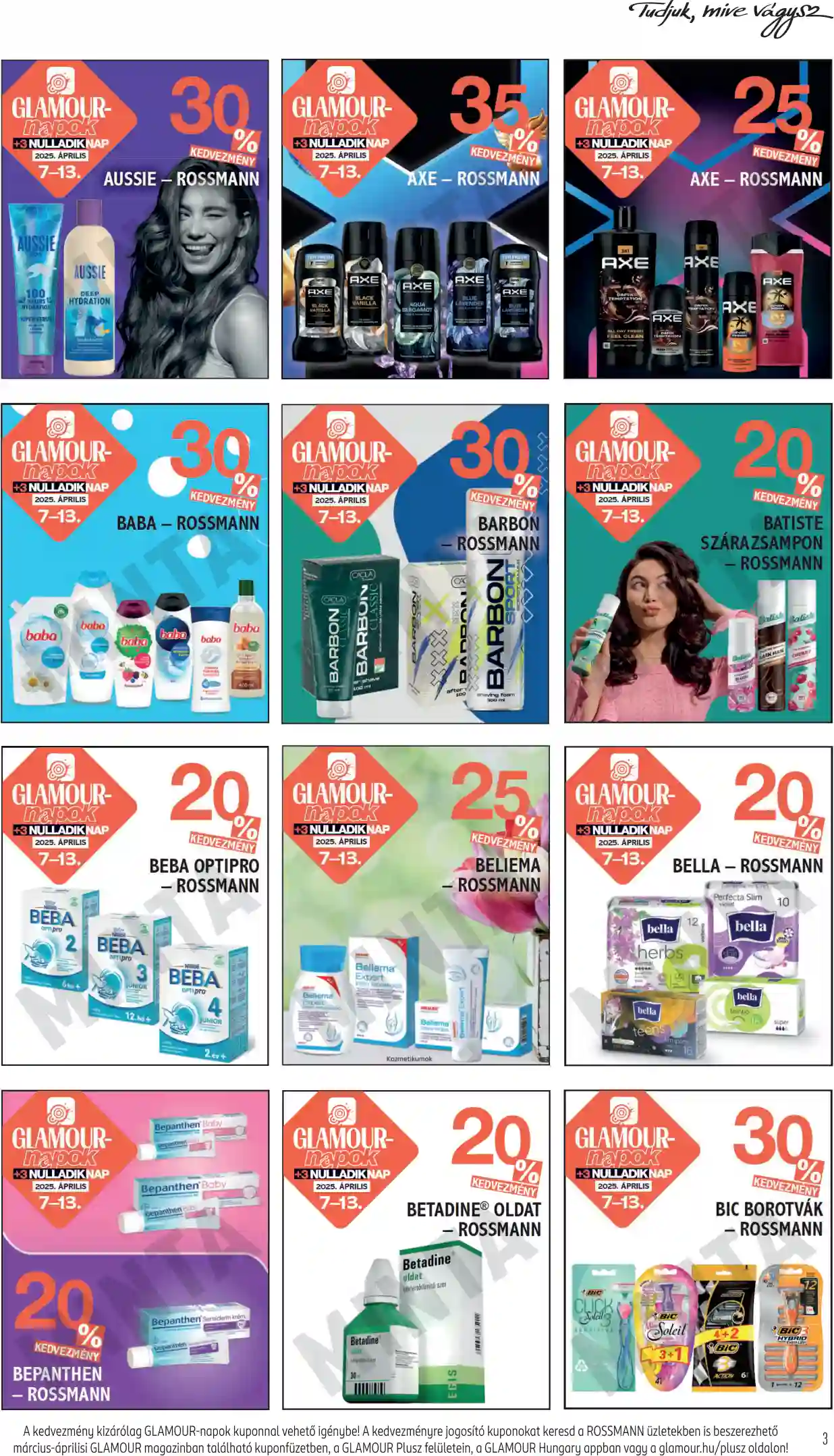 Rossmann akciós újság 15. hét (8 oldal)